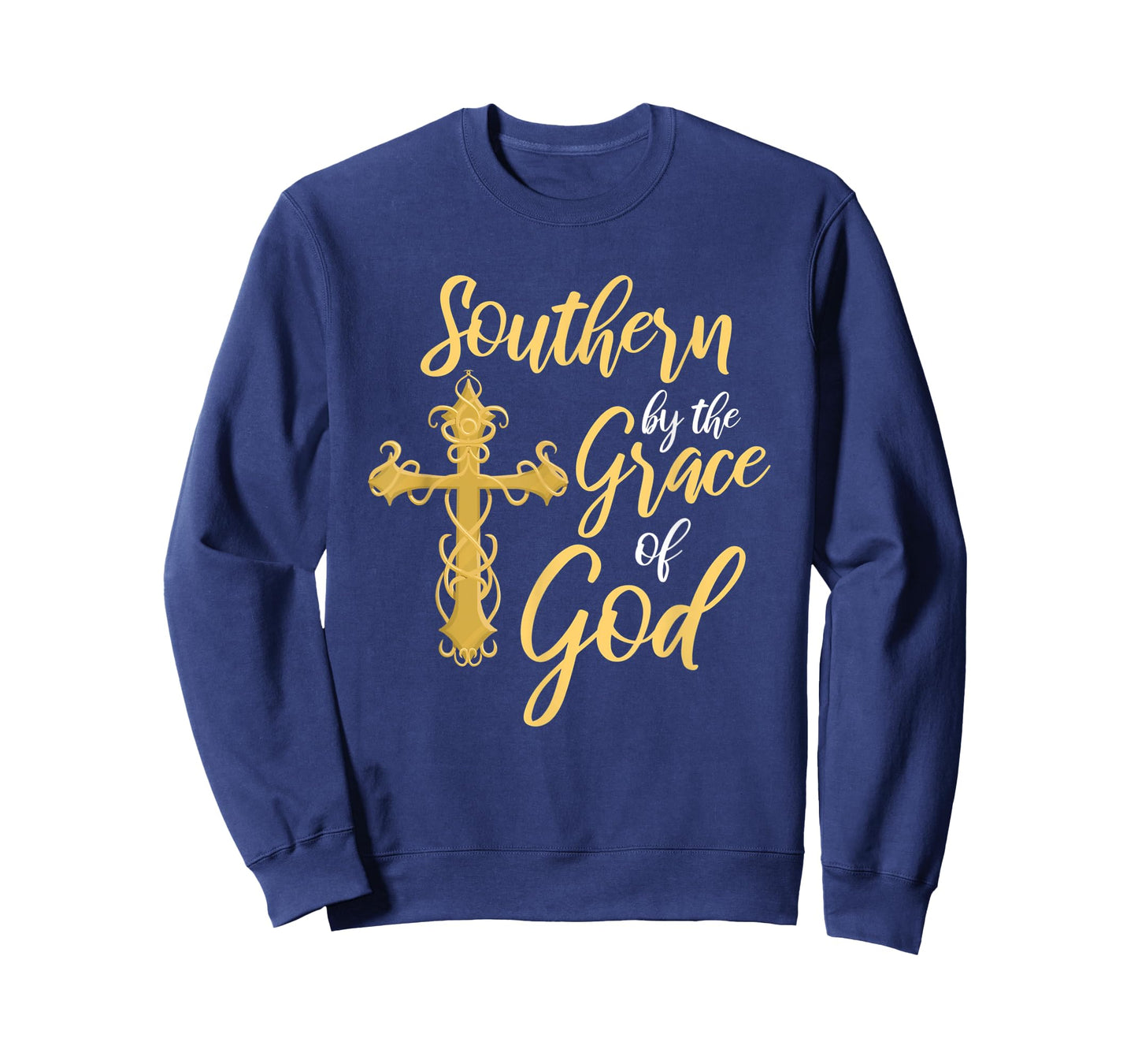 Southern By The Grace of God Cross Proud Southerner T-Shirt