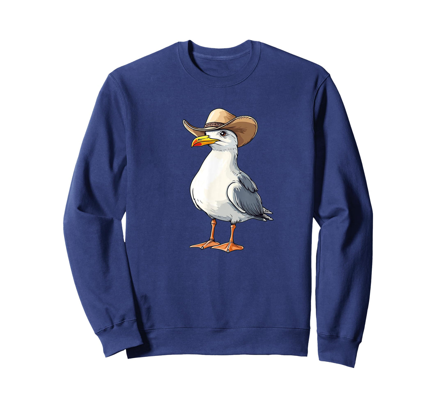 Funny Seagull with Cowboy Hat Costume for Rodeo Lovers T-Shirt