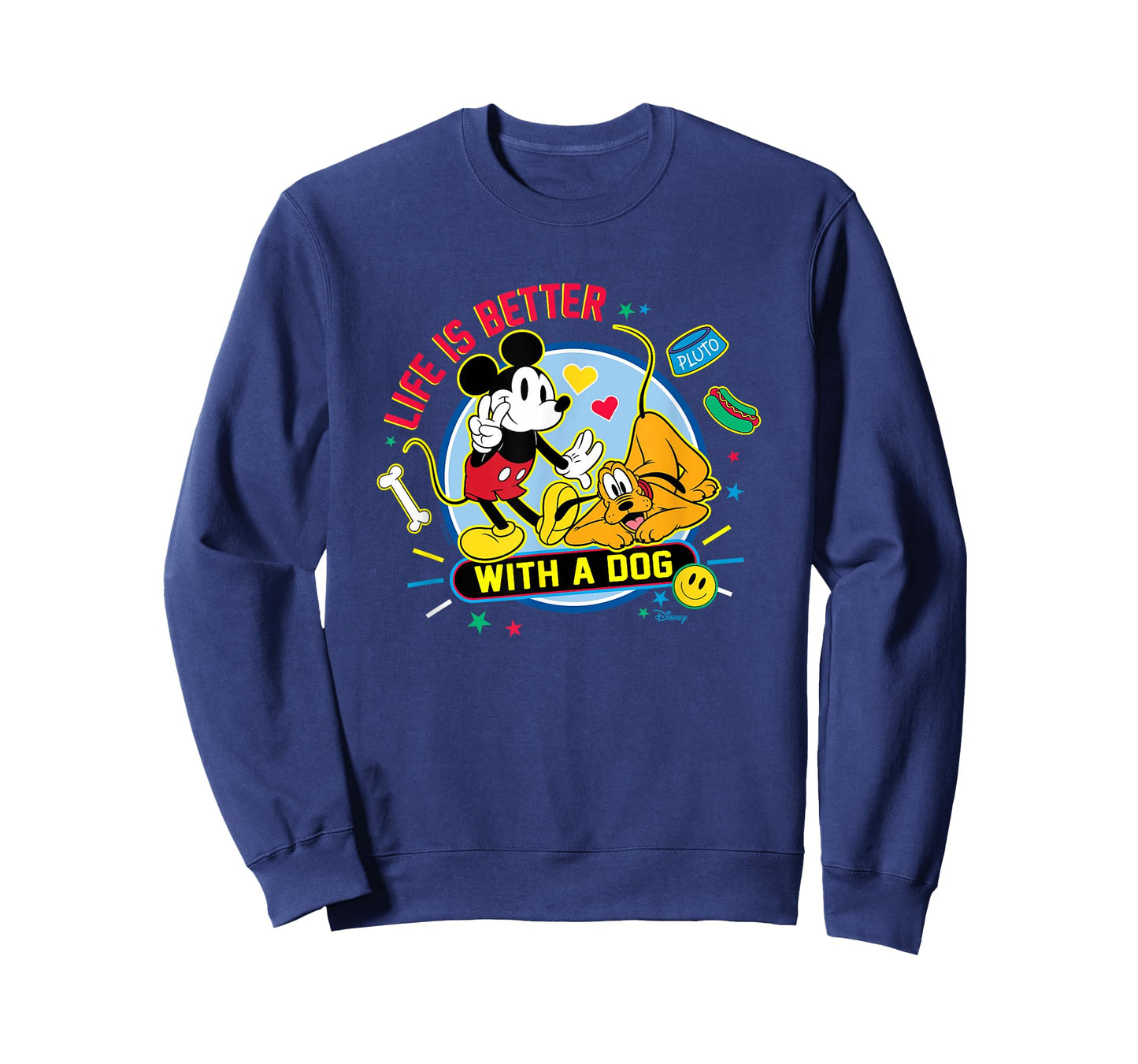 Mickey & Pluto - Life Is Better With A Dog T-Shirt