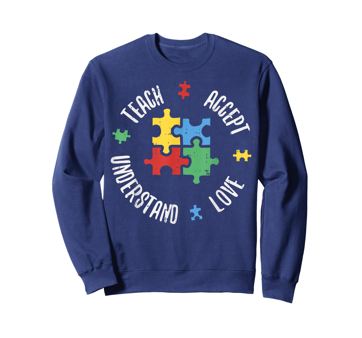 Autism Awareness Teacher Shirt Teach Accept Understand Love T-Shirt