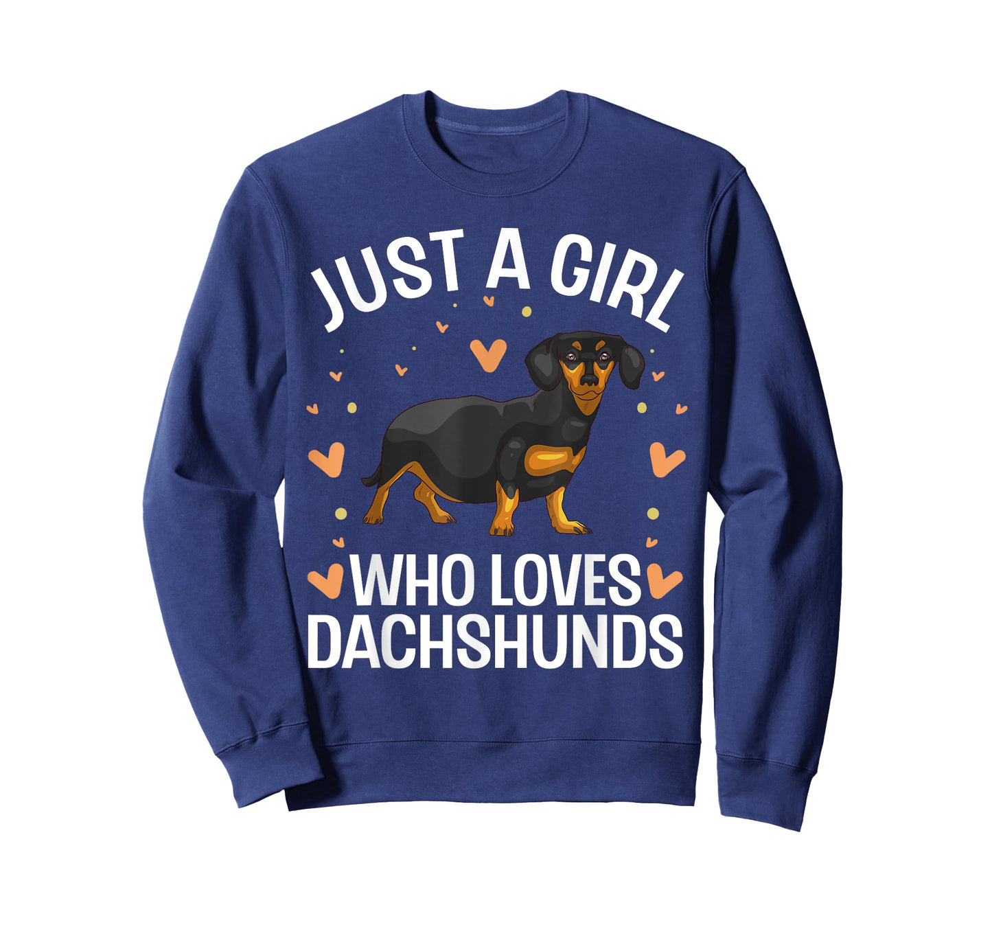 Funny Dachshund Design For Girls Women Kids Wiener Dog Lover T-Shirt