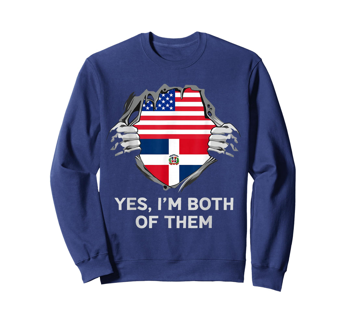 Half American Half Dominican USA Dominican Republic Flag T-Shirt