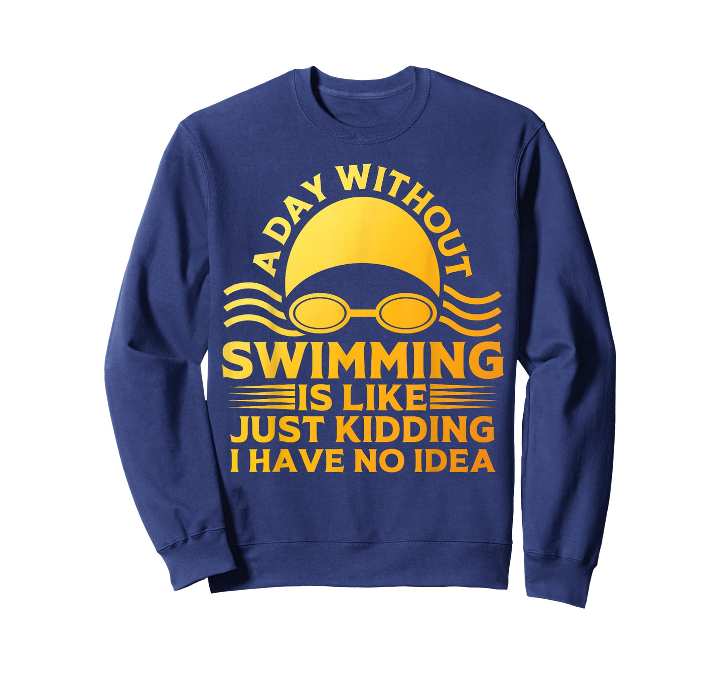 Funny Swimming Art For Men Women Swim Team Coach Swimmer T-Shirt