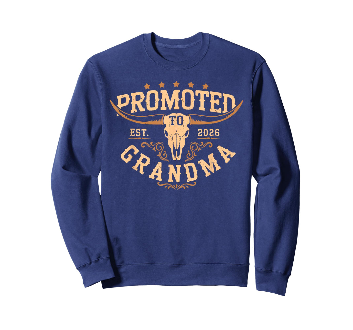 Promoted to Grandma Est 2026 Cowgirl First Time Grandma 2026 T-Shirt