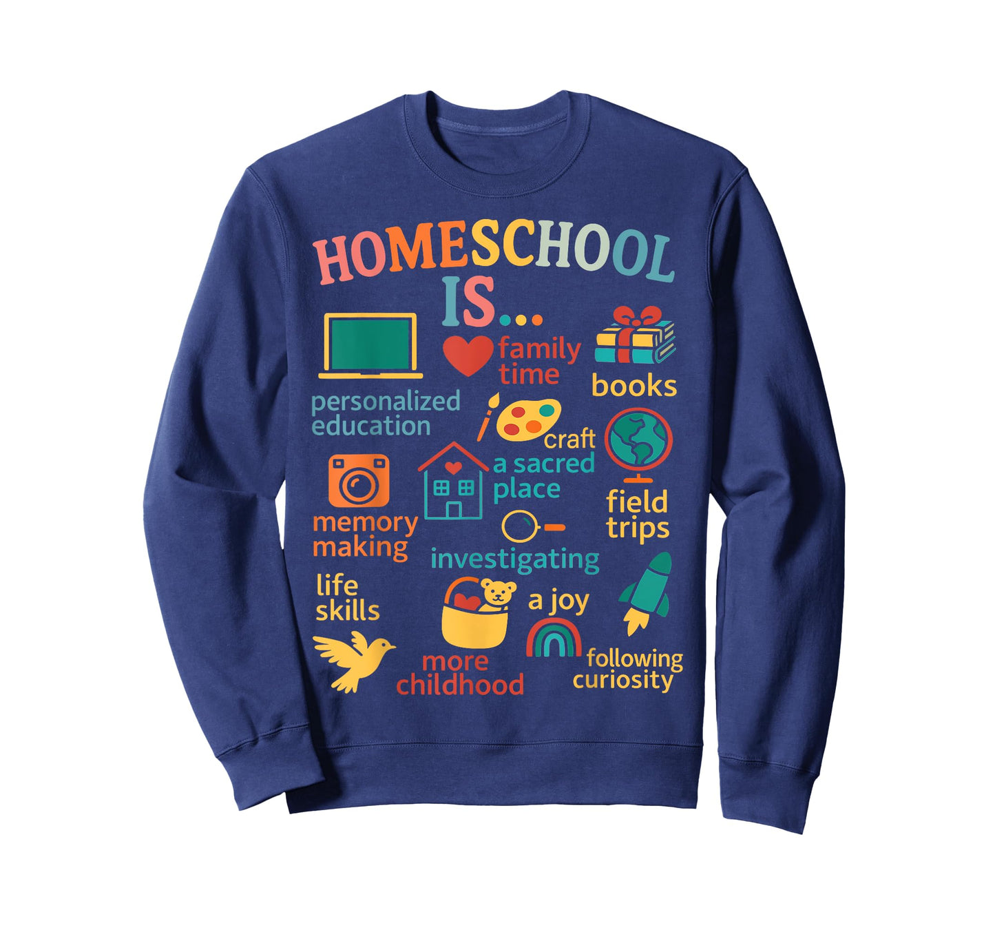 Family Homeschooling New Homeschooler Dad Mom Homeschool T-Shirt