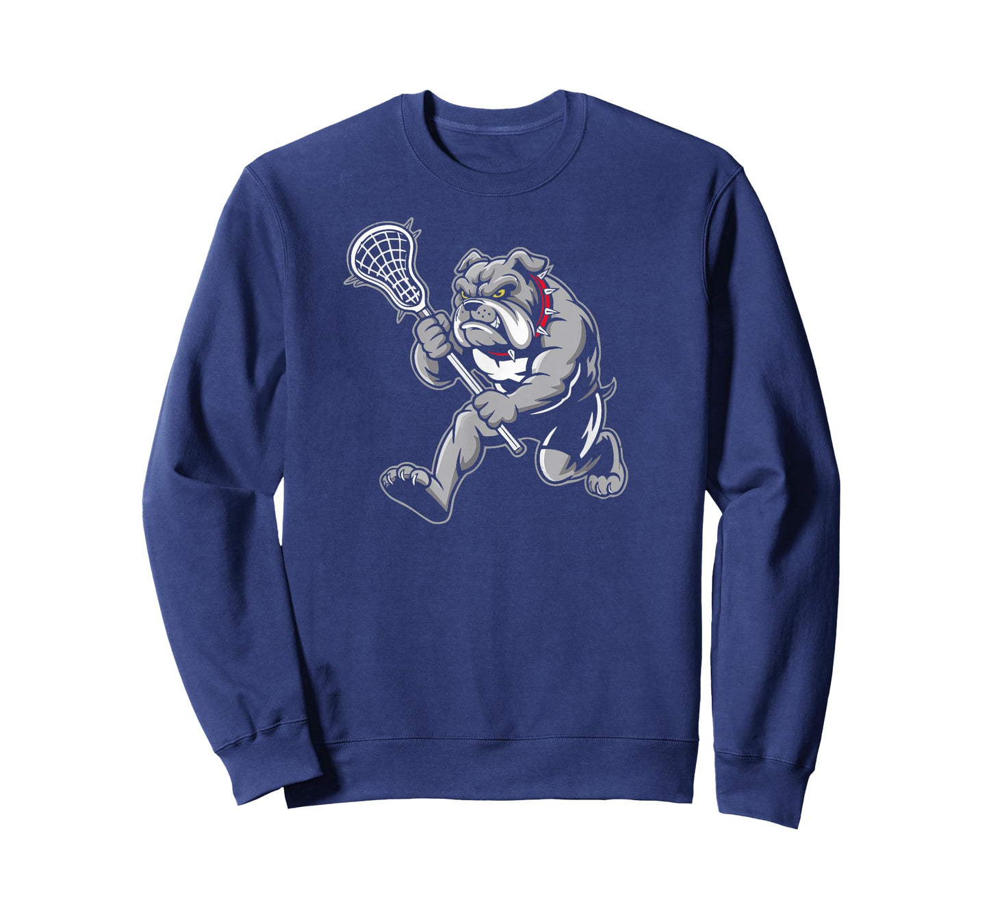 Bulldogs Lacrosse Vintage Lax Mascot Team Dog Lax Stick T-Shirt