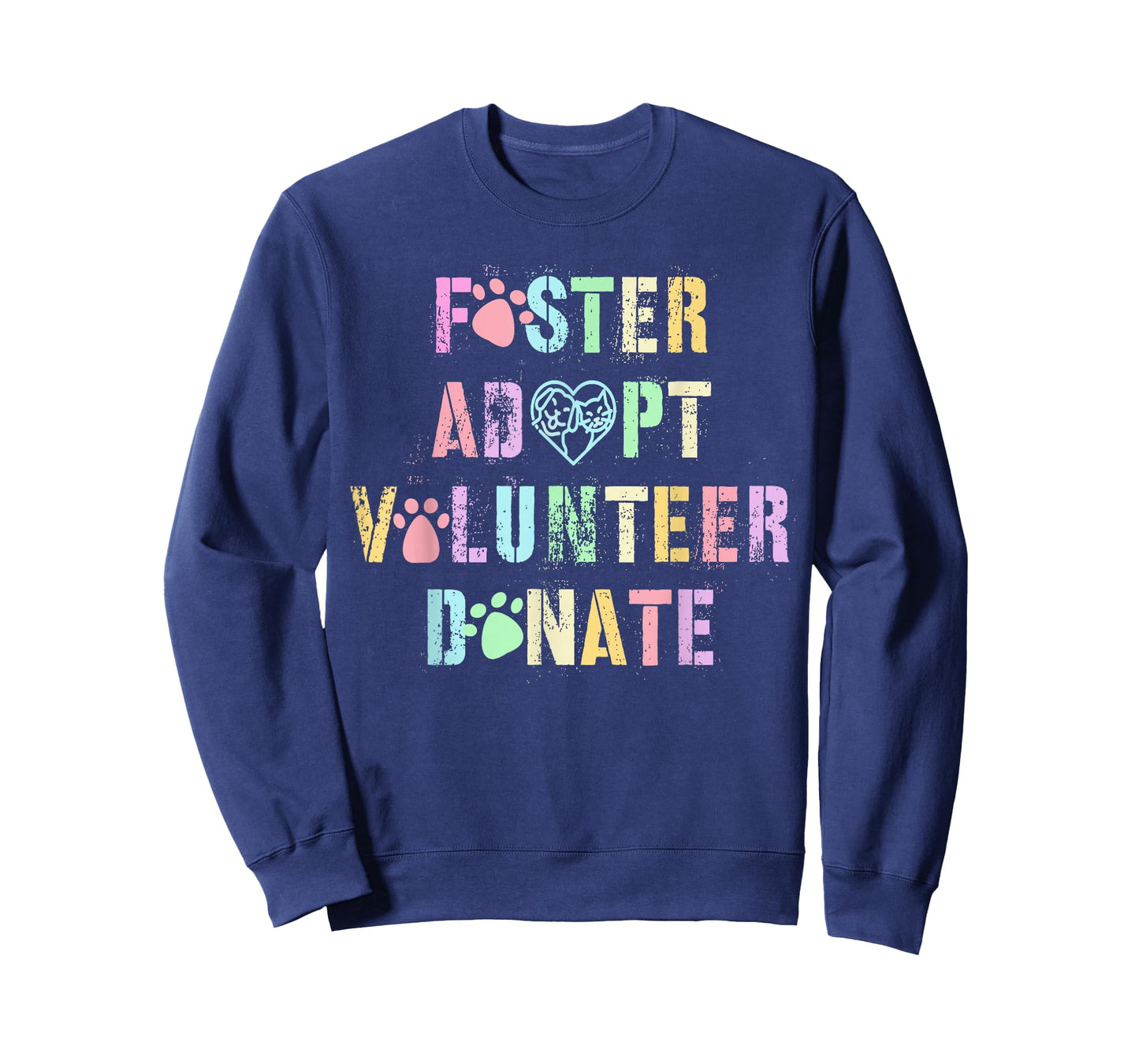 Vintage FOSTER ADOPT VOLUNTEER DONATE Dogs Animal Shelter T-Shirt