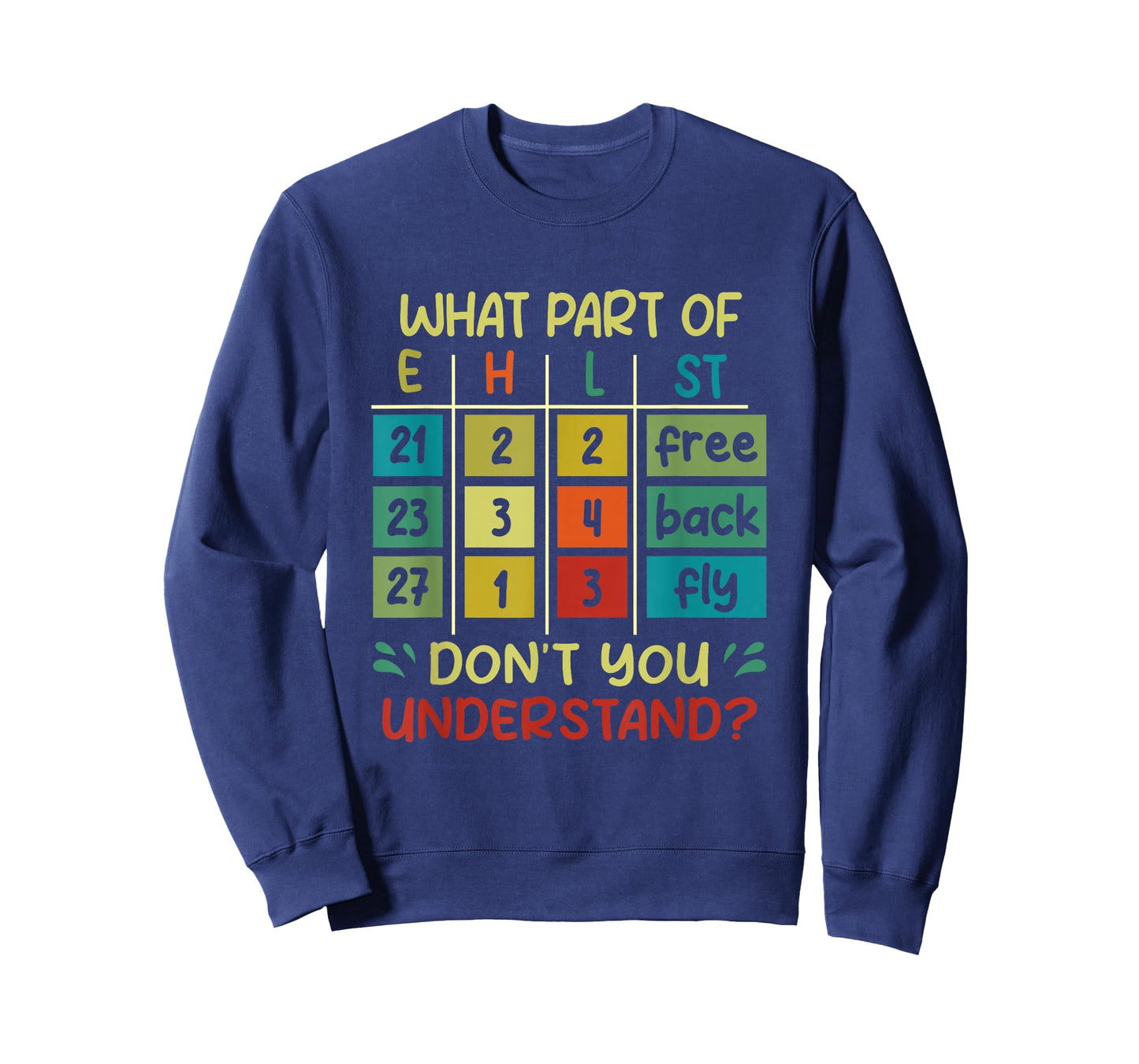 Swimming Swimmer What Part Not You Understand Swim Team T-Shirt