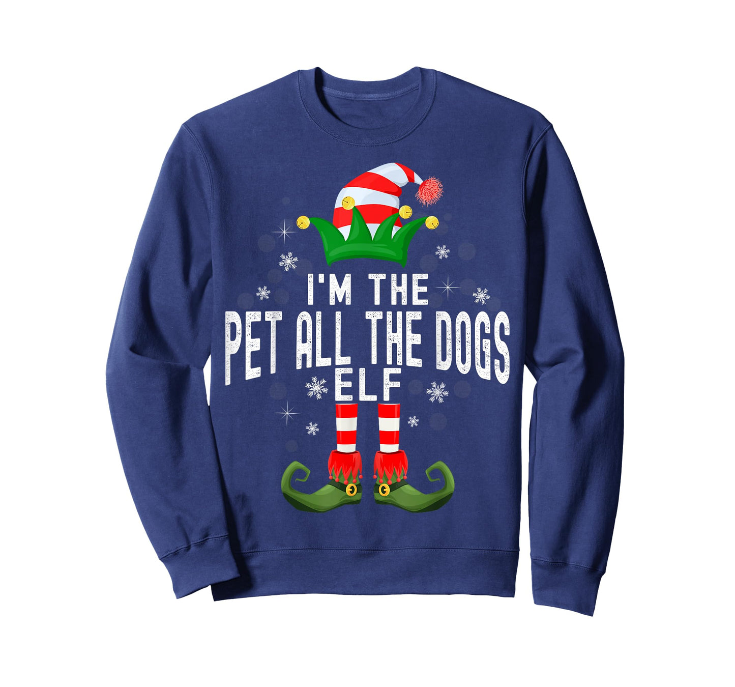 I'm The Pet All The Dogs Elf Christmas Family PJS Costume T-Shirt