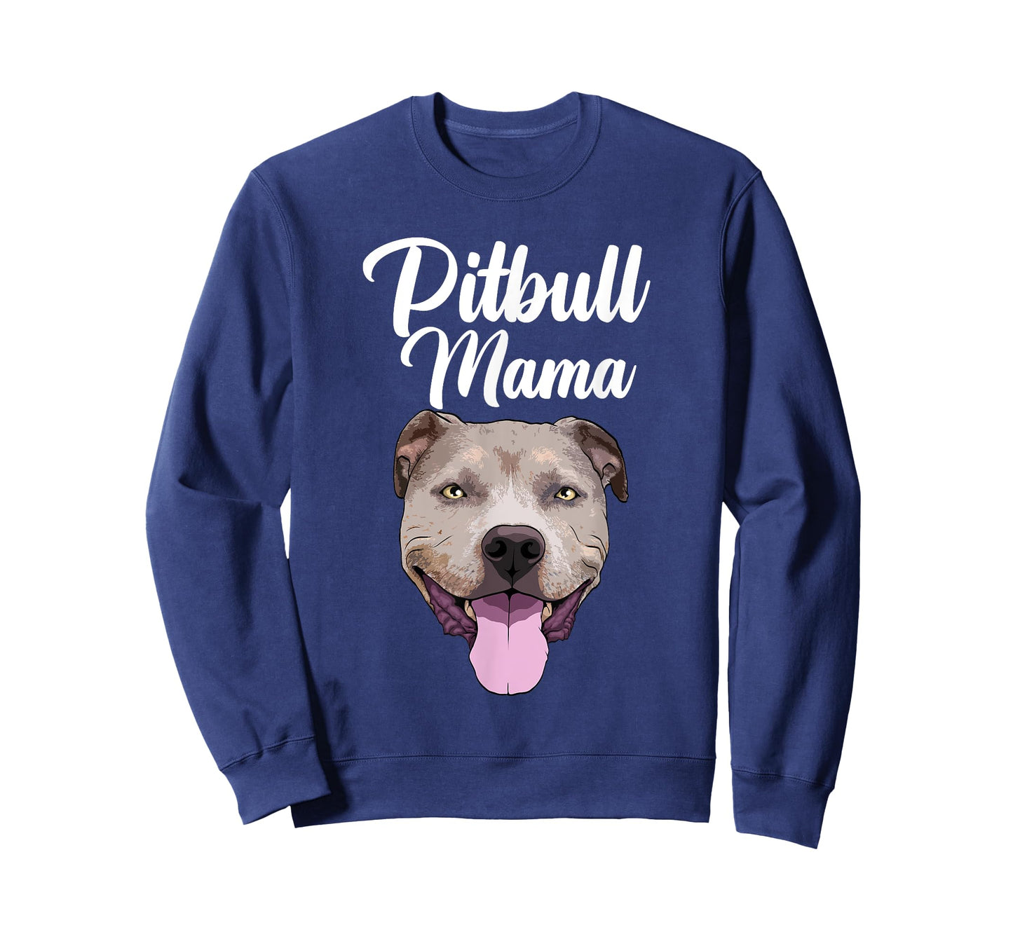 Cool Pitbull Mom For Women Mama Pitbull Owner Dog Lover T-Shirt