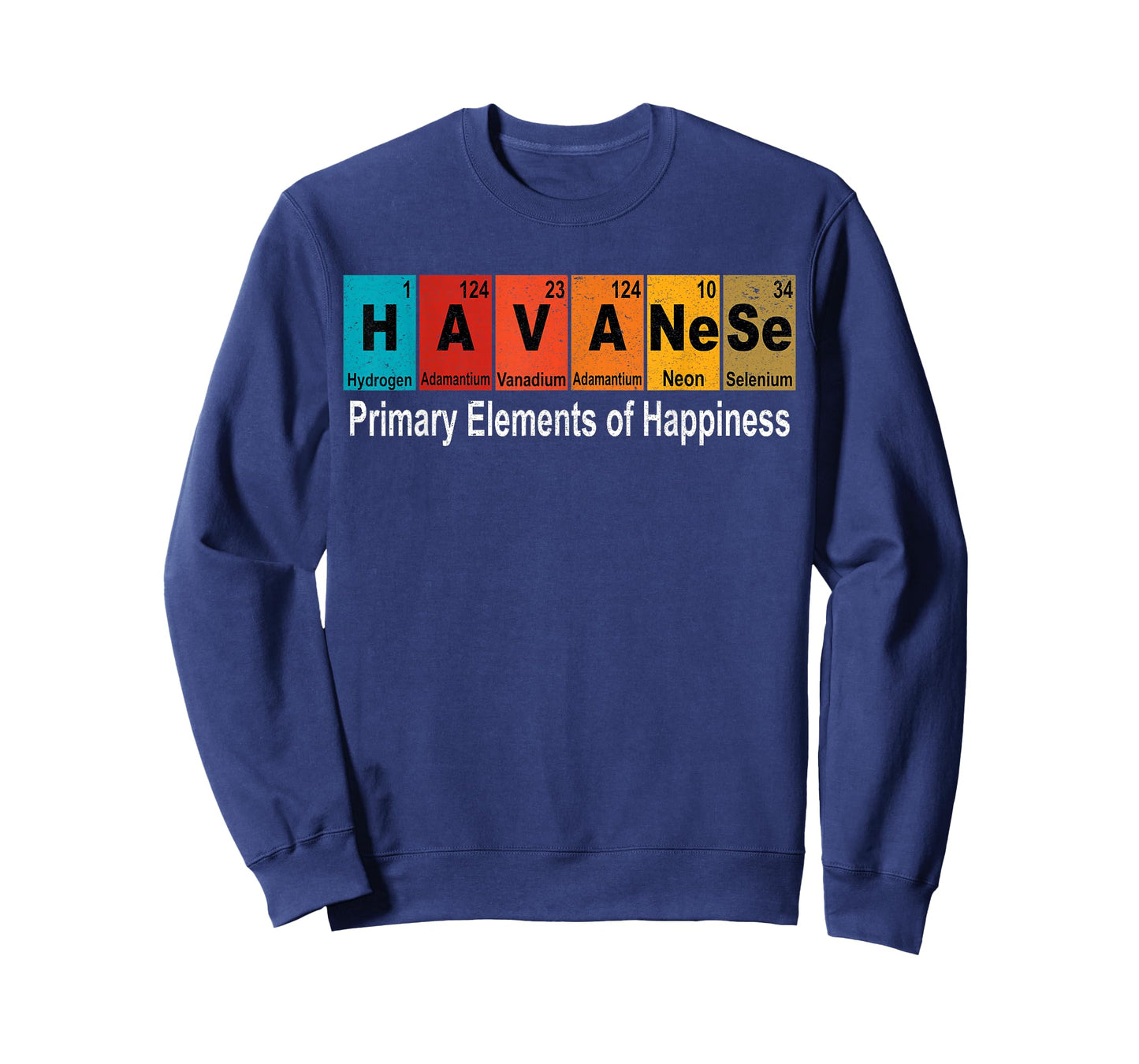 Vintage Havanese Dog Science Funny Periodic Table Pet Lover T-Shirt