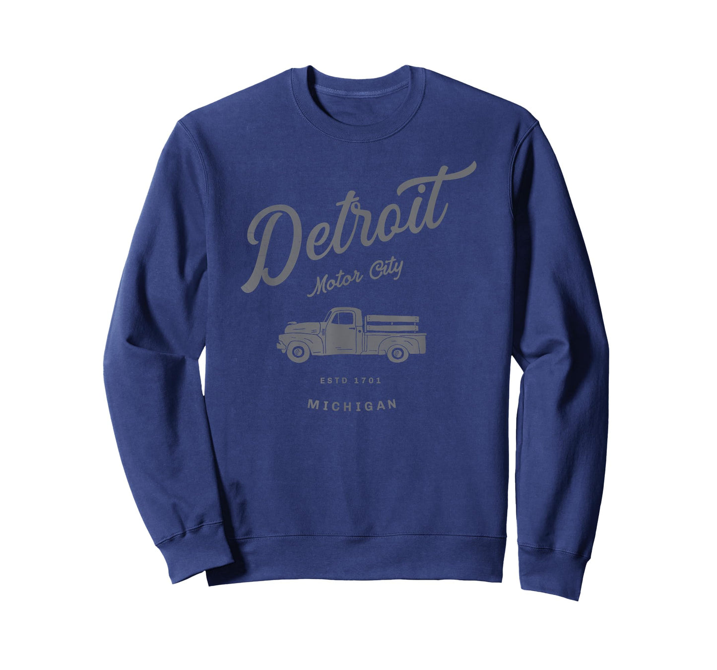 Detroit Retro Car Motor City 313 Vintage Distressed Michigan T-Shirt