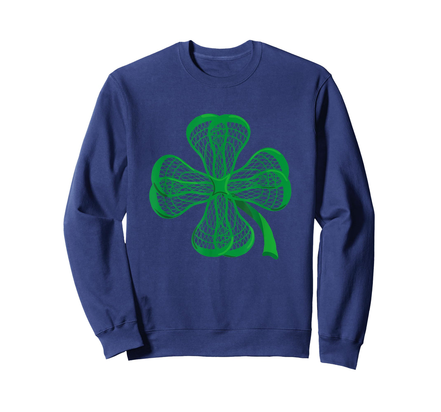 Lacrosse Sticks Shamrock clover irish lucky Lax T-Shirt gift T-Shirt