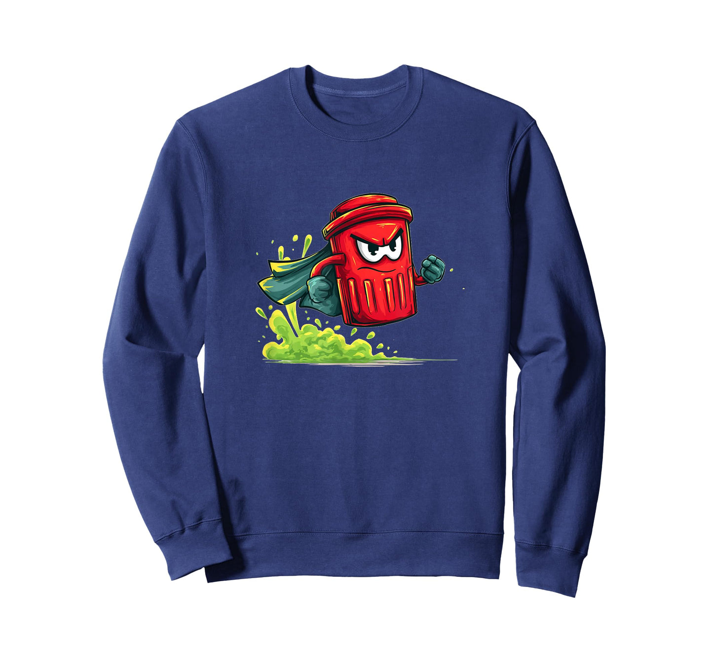Awesome Flying Trash Can with Cape for Hero Lovers T-Shirt