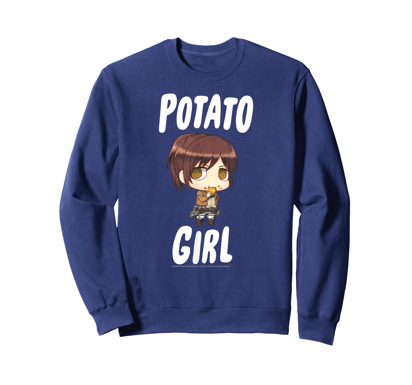 Attack on Titan Potato Girl Chibi AOT Anime T-Shirt