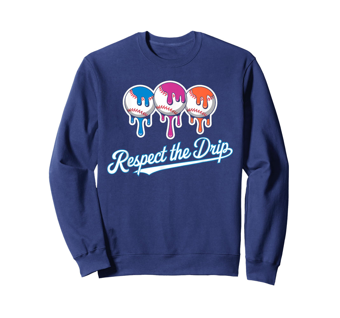 Baseball Drip Ice Cream Drip Respect The Drip Youth Boys T-Shirt
