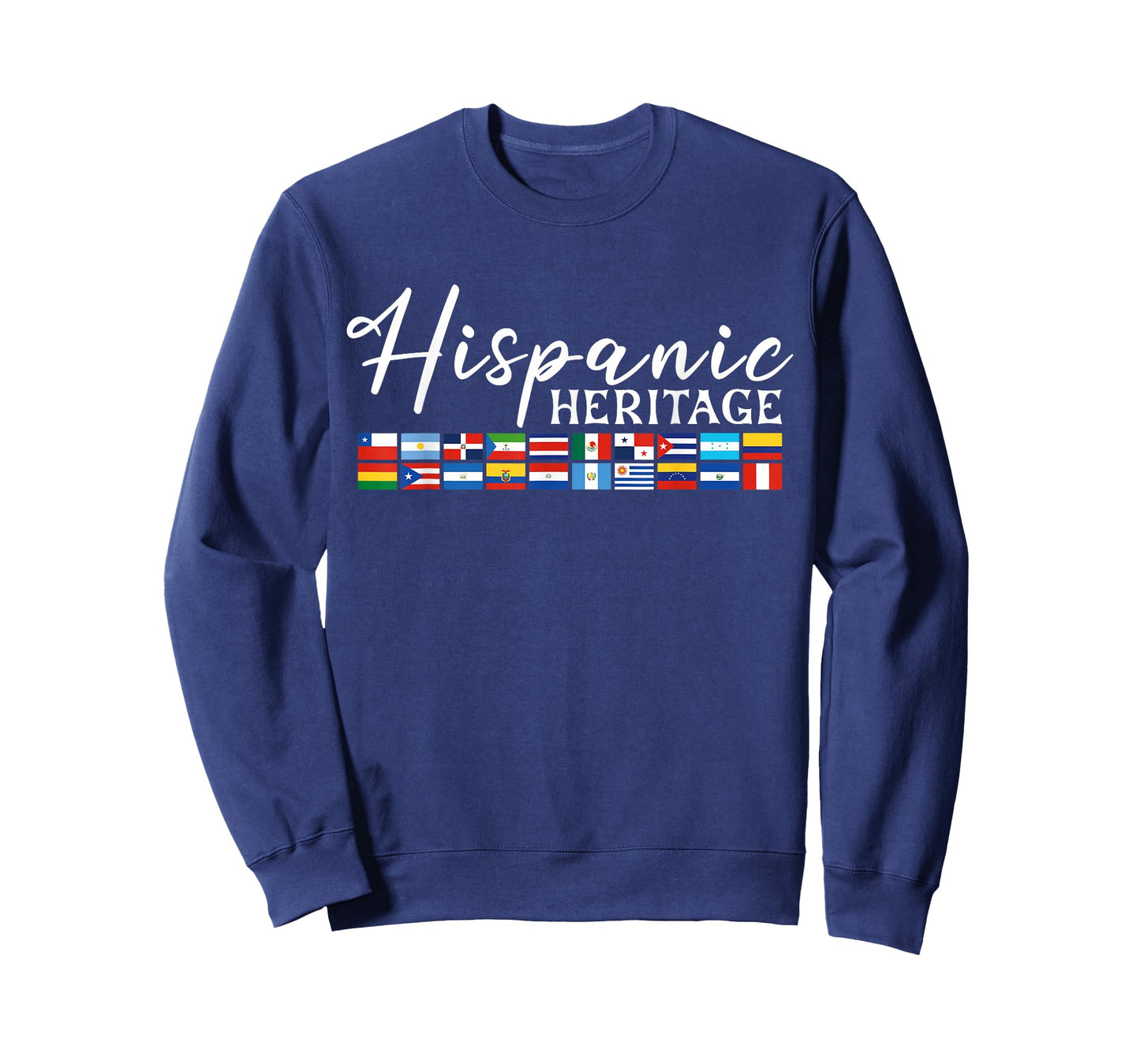 Hispanic Heritage Month Flags Women, Men T-Shirt