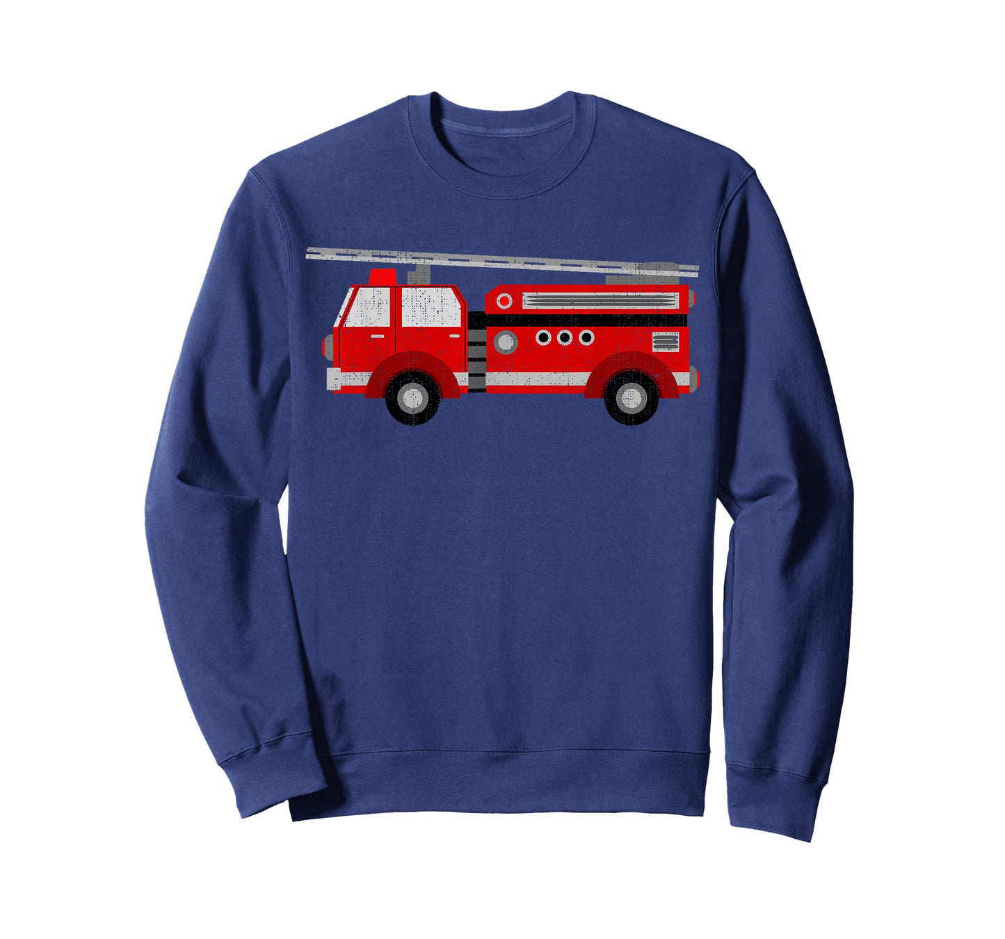 Fire Truck Trucker Trailer Ladder Kids Adults T-Shirt Small