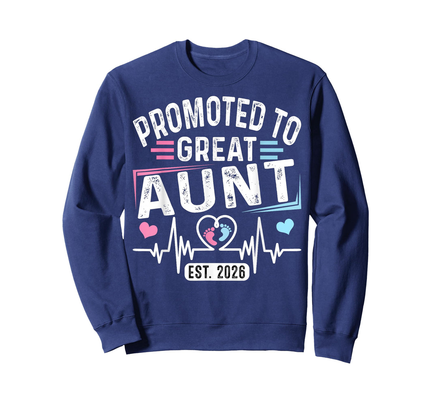 Promoted to Great Aunt Est. 2026 Vintage Aunt T-Shirt