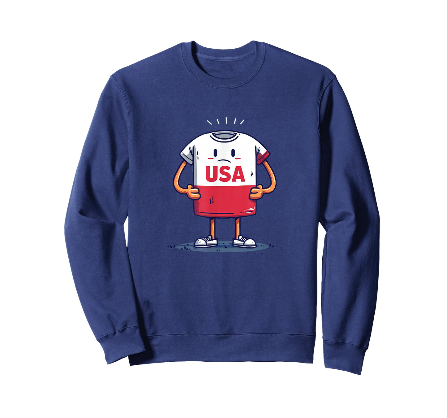 Cool Cloth Mascot with USA Speech for Adults and Kids T-Shirt