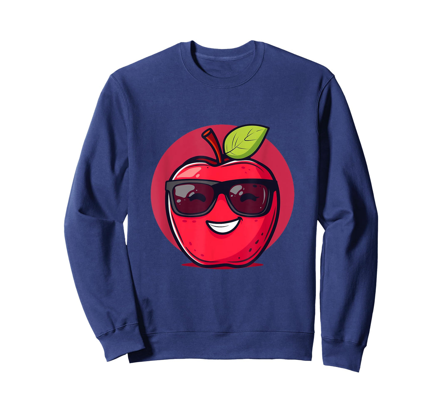 Funny red Apple with Sunglasses for Fruits Lovers T-Shirt