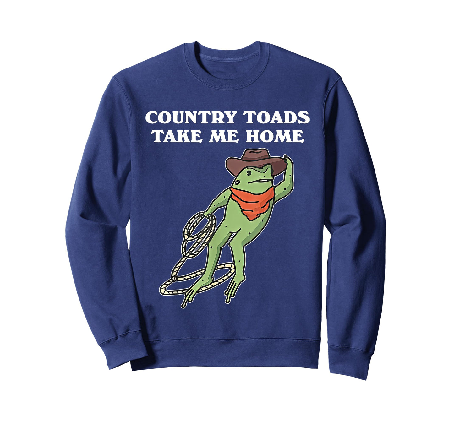 Country Toads Take Me Home Cowboy Frog Funny Western T-Shirt