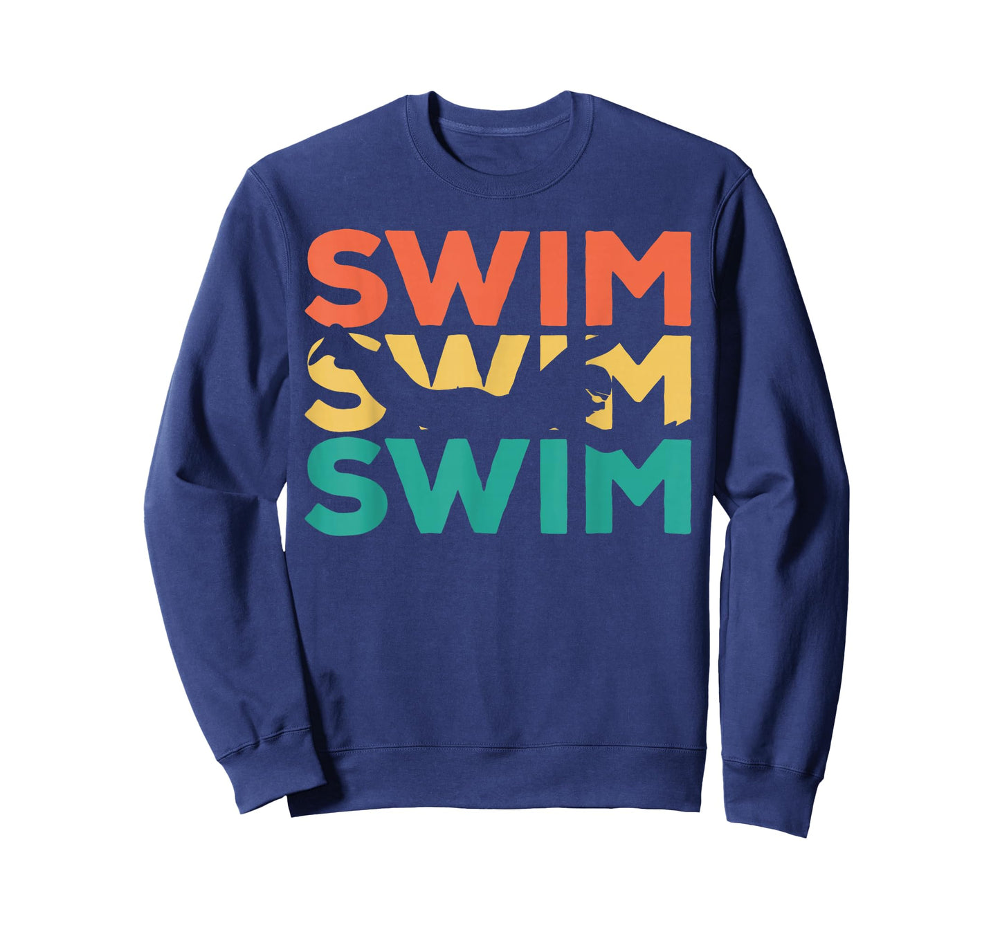 Retro Vintage Swimming Gift For Swimmers T-Shirt