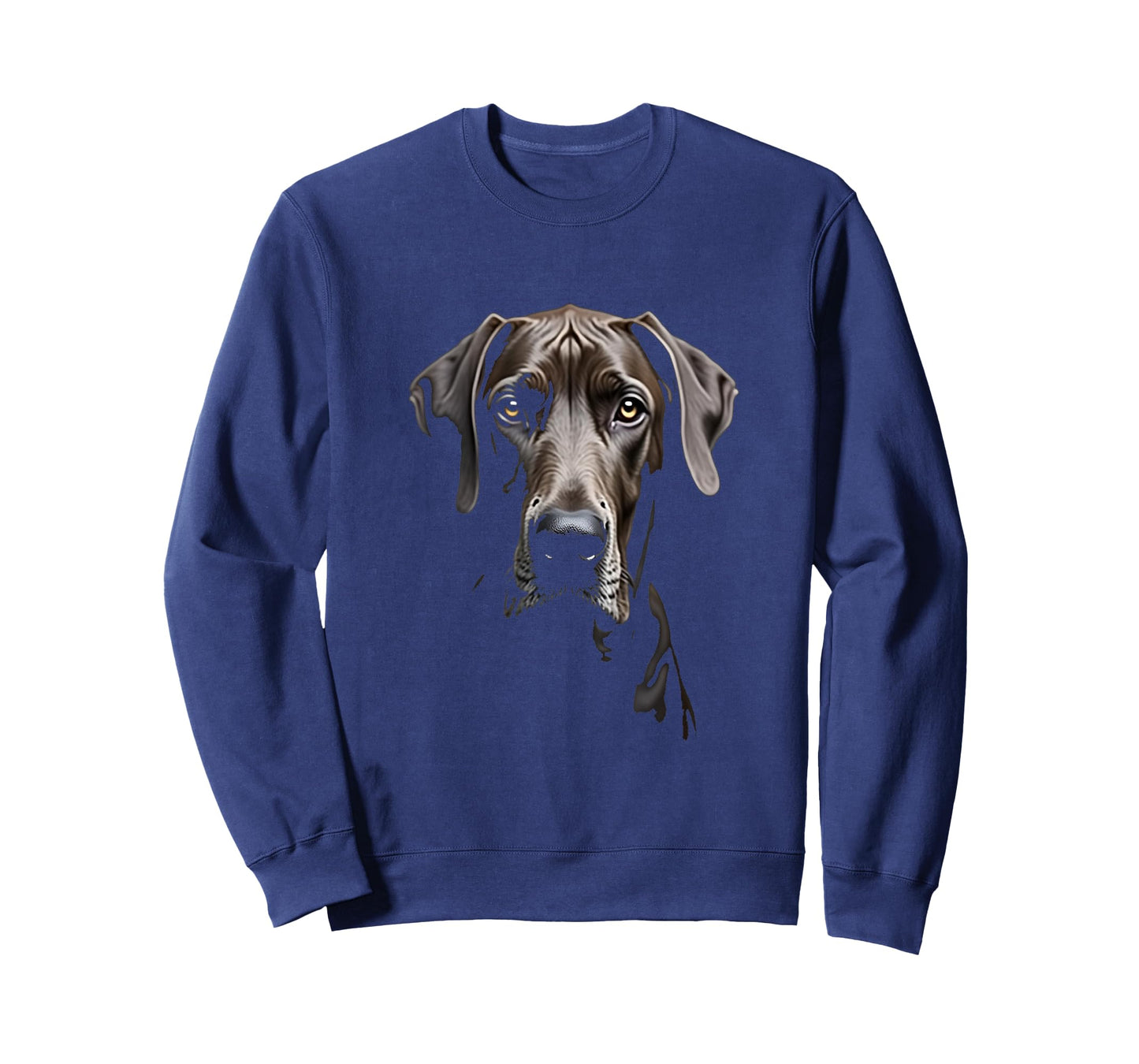 Black Great Dane Dog Great Dane Face T-Shirt