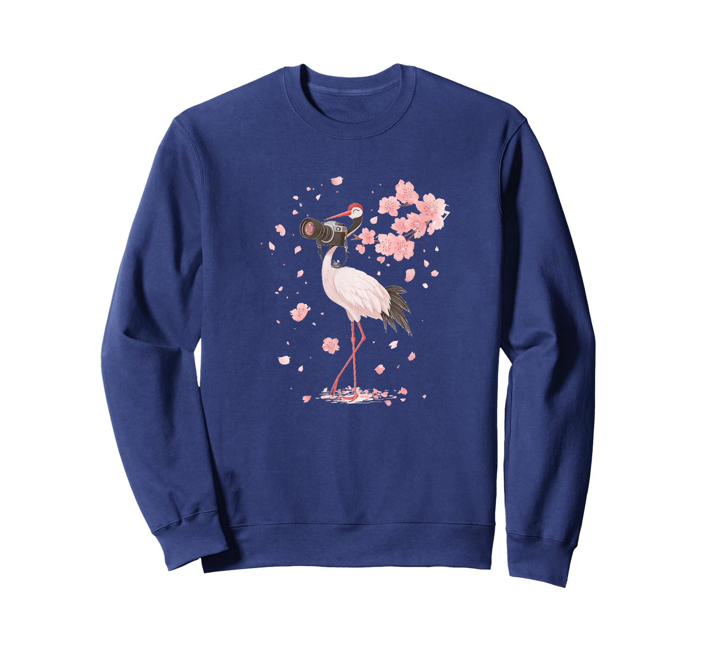 Nice Crane take Photos with Camera in Japan Look T-Shirt