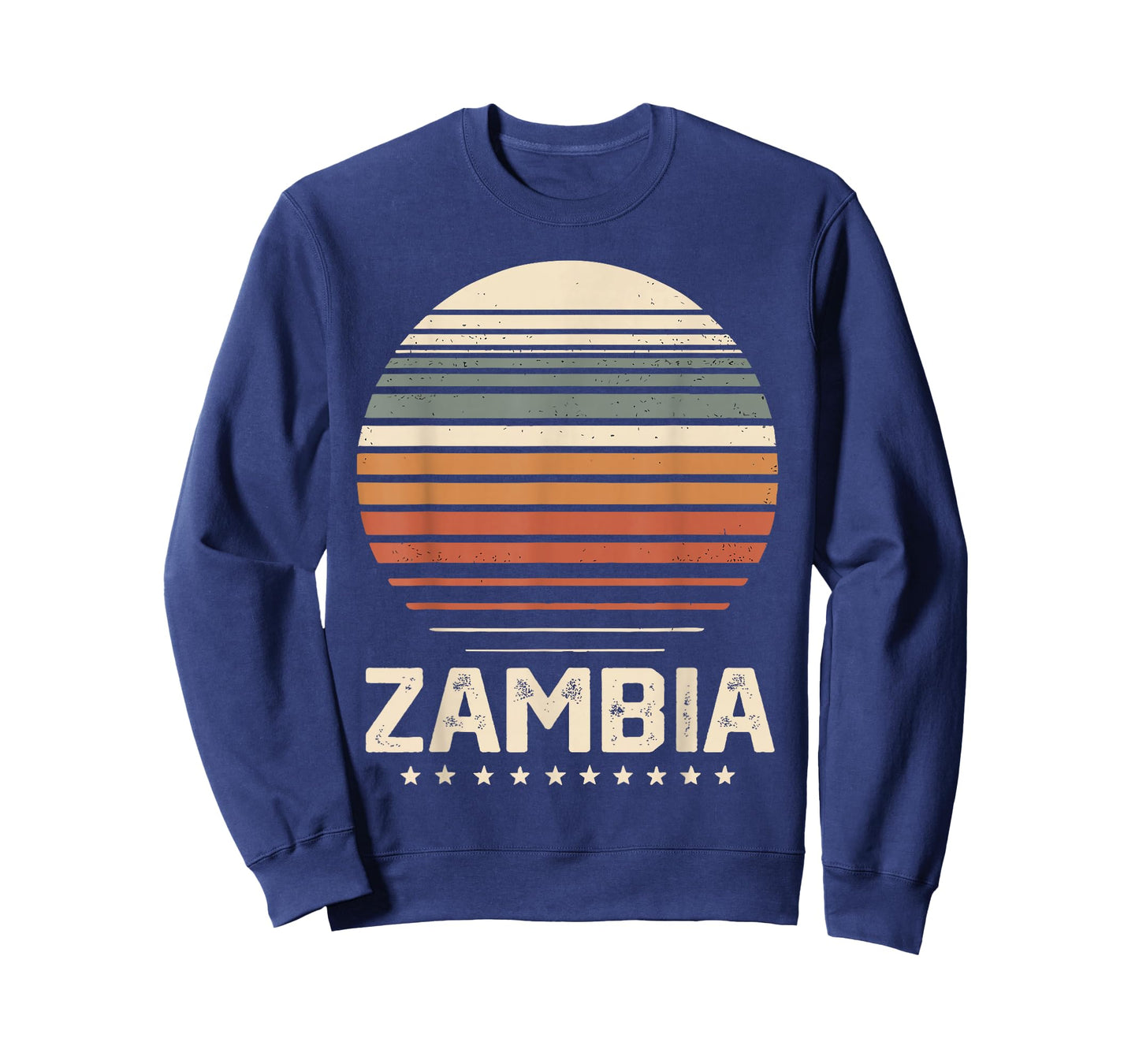 Zambia Vintage Retro I Love Zambia T-Shirt