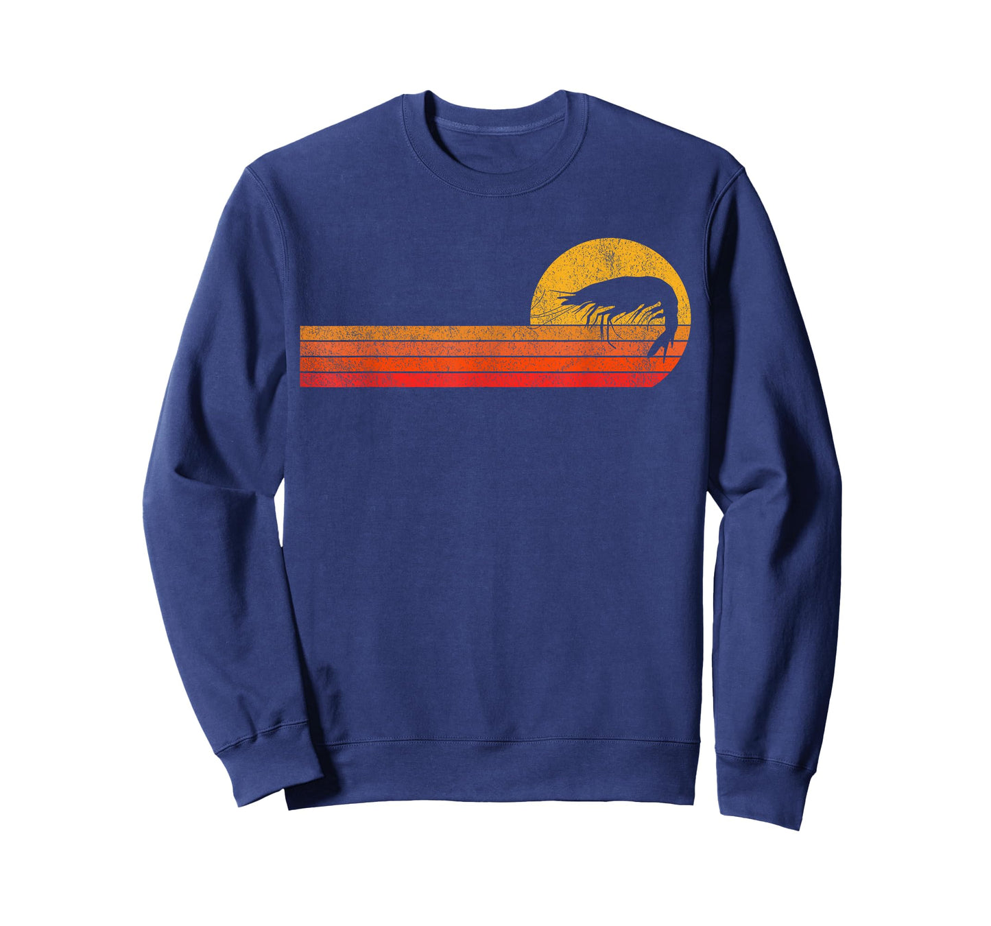 Vintage Shrimp Lover Funny Shrimp Retro T-Shirt