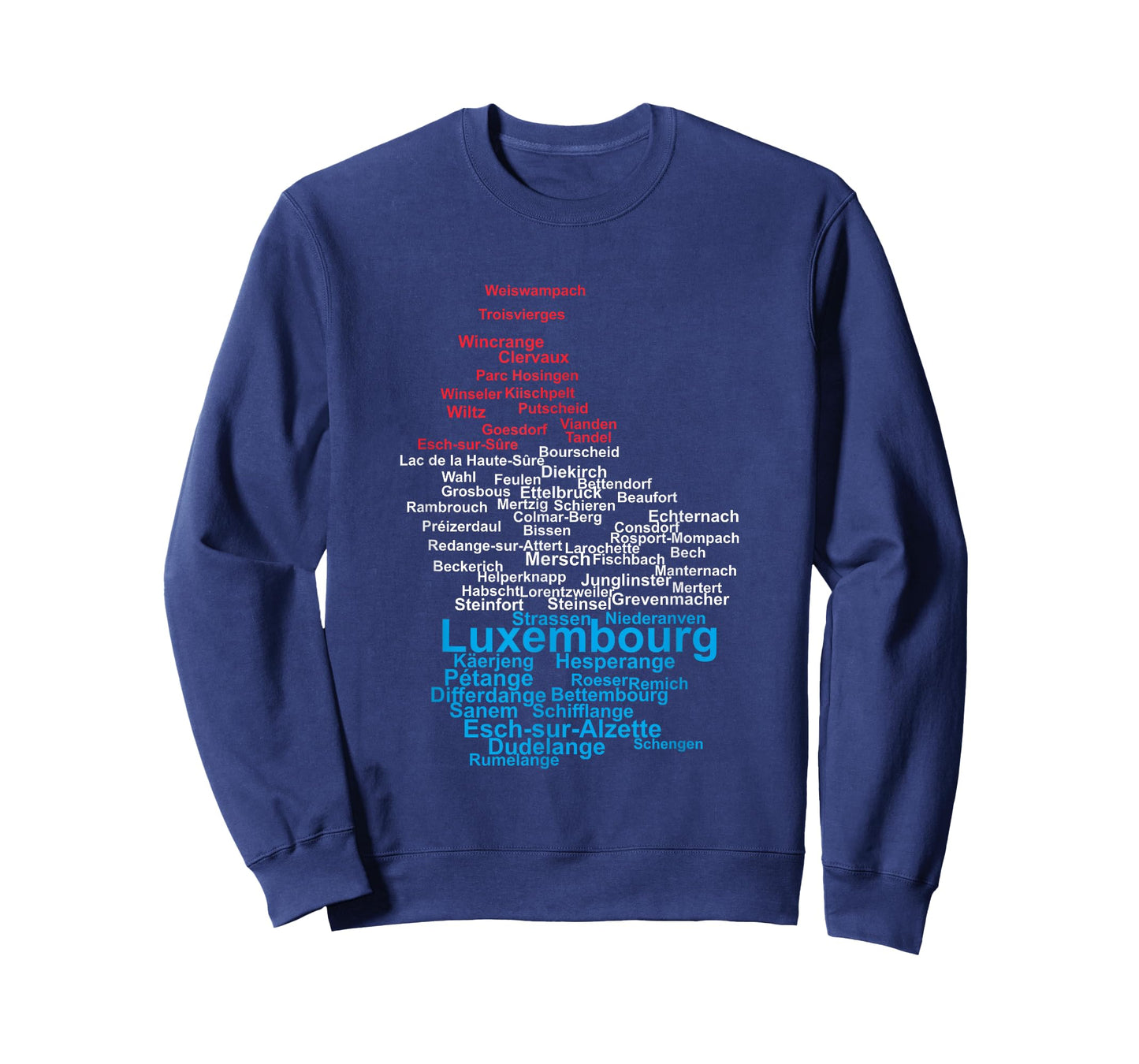 Luxembourg Flag, Luxembourg Outline Luxembourger, Luxembourg T-Shirt