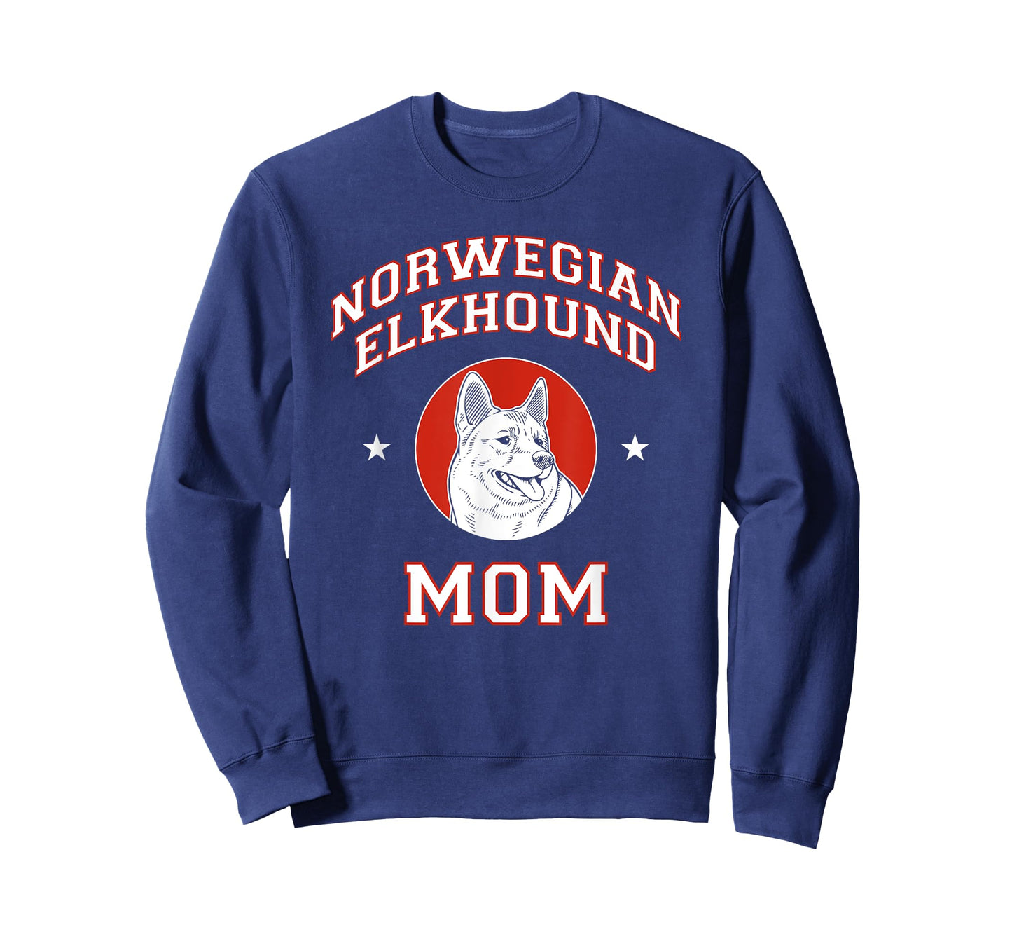 Norwegian Elkhound Mom Dog Mother T-Shirt