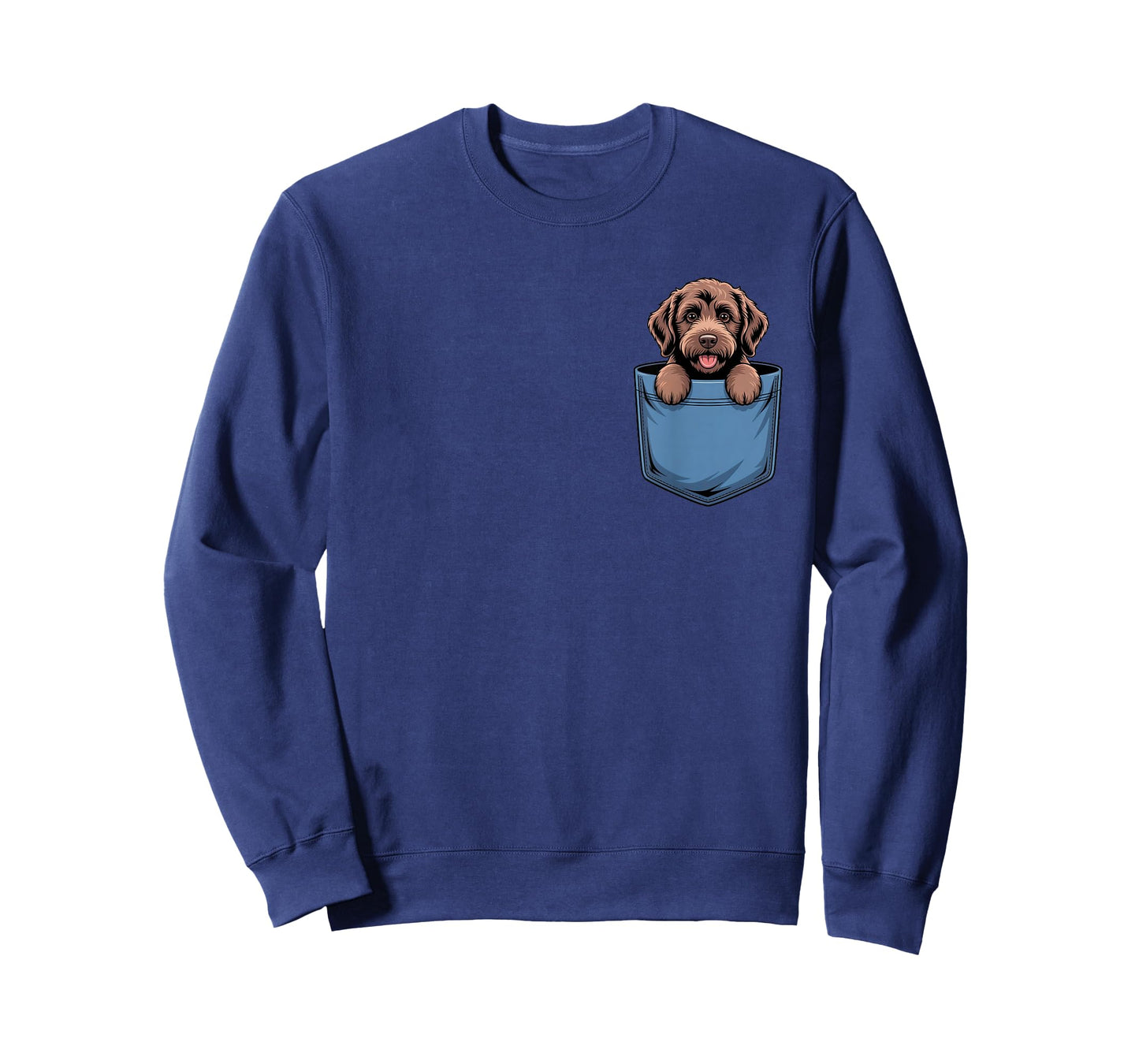 Cute Pocket Labradoodle Lover Chocolate Doodle Dog Mom T-Shirt