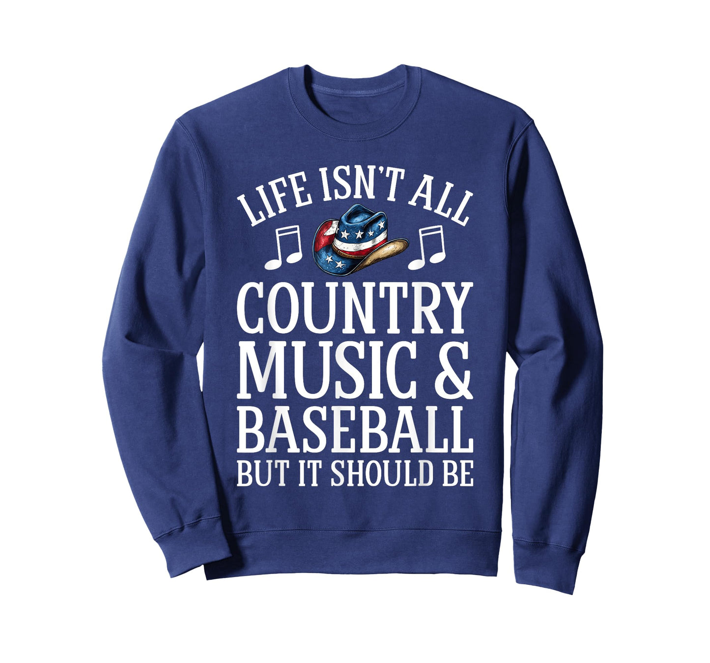 Country Music and Baseball Funny Country Music T-Shirt