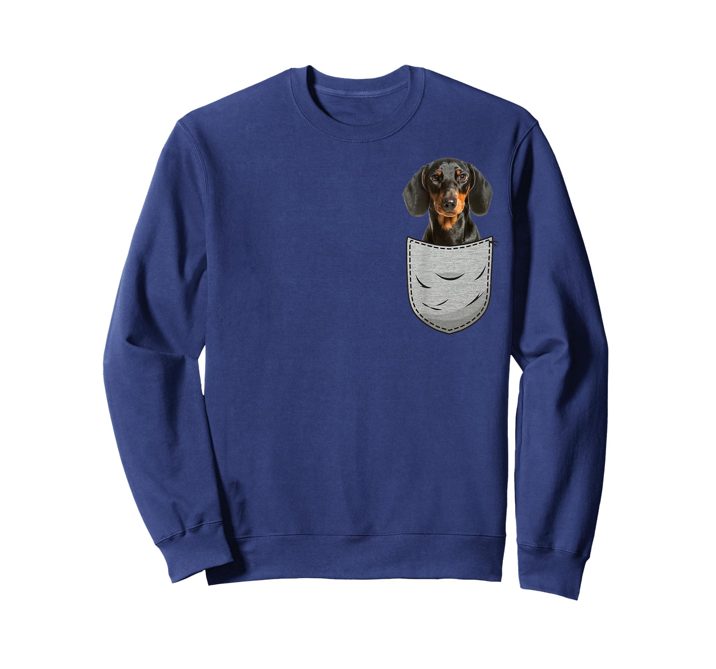 Dachshund Cap Dachshund Chest Bag Pocket Dog Owners T-Shirt