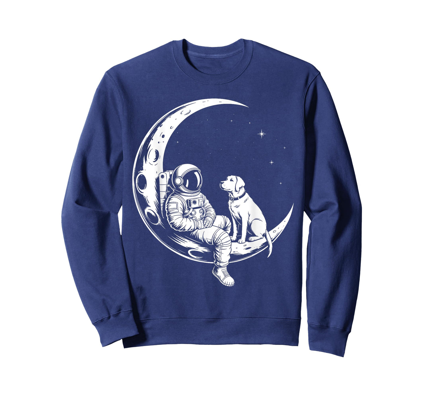 Yellow Labrador Retriever Astronaut Galaxy Moon Dog Lovers T-Shirt