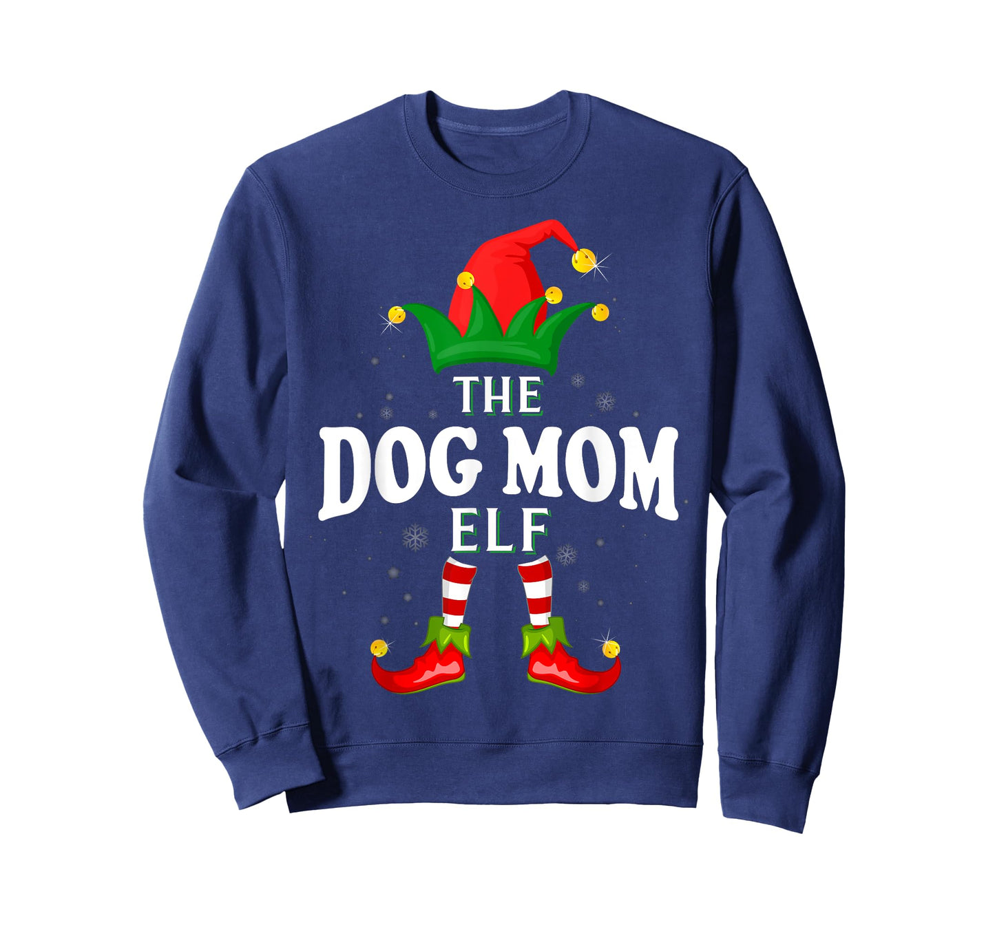 Xmas Dog mom Elf Family Matching Christmas Pajama T-Shirt