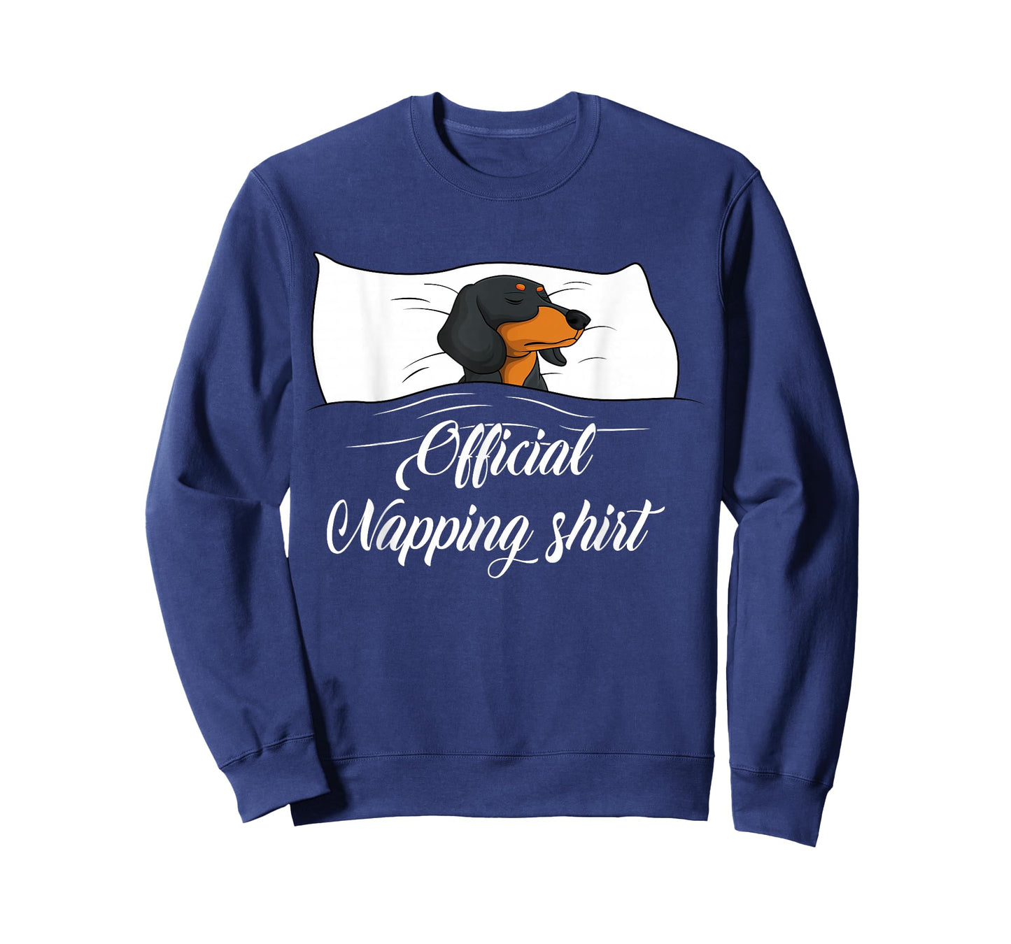 Sleeping Dachshund Pyjamas Dog Lover Gift Official Napping T-Shirt