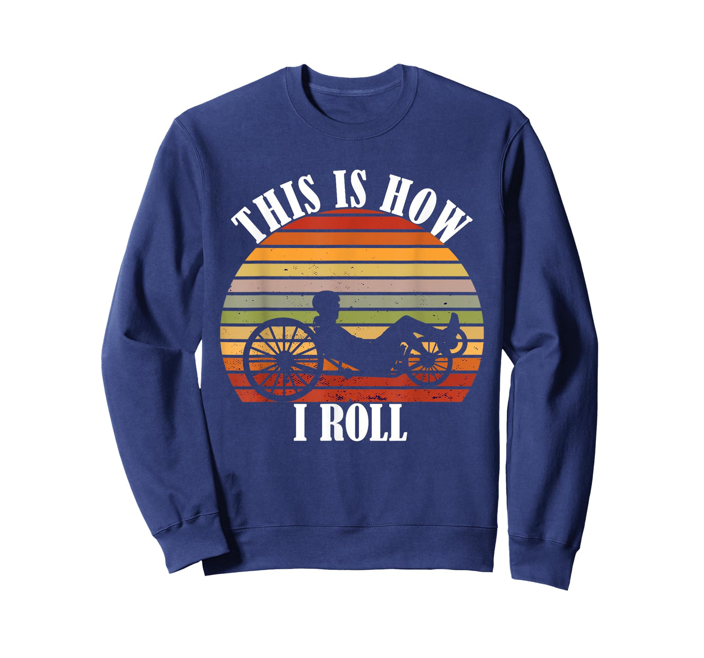 Recumbent Bike Vintage Retro This Is How Recumbent Bicycle T-Shirt