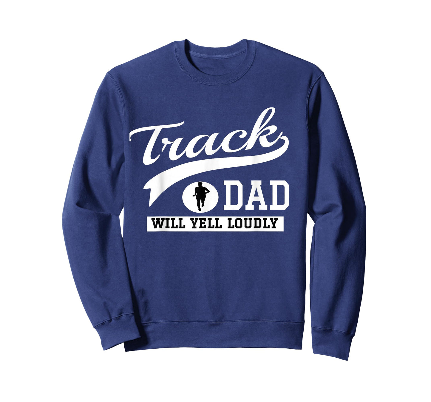 Track and Field Dad Tshirt Loud Cheer Dad Runner Tee Gift T-Shirt