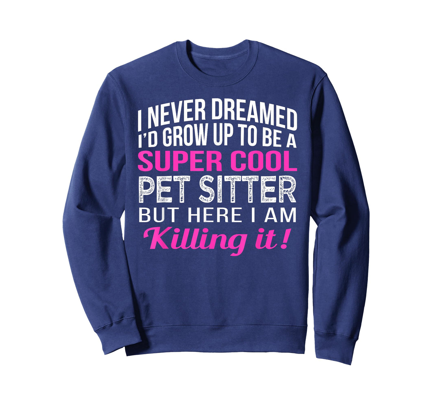 Pet Sitter Shirts Only Unisex-Adults Black 3XL Modern Classic Cotton Short Sleeve Crew Neck T-Shirt