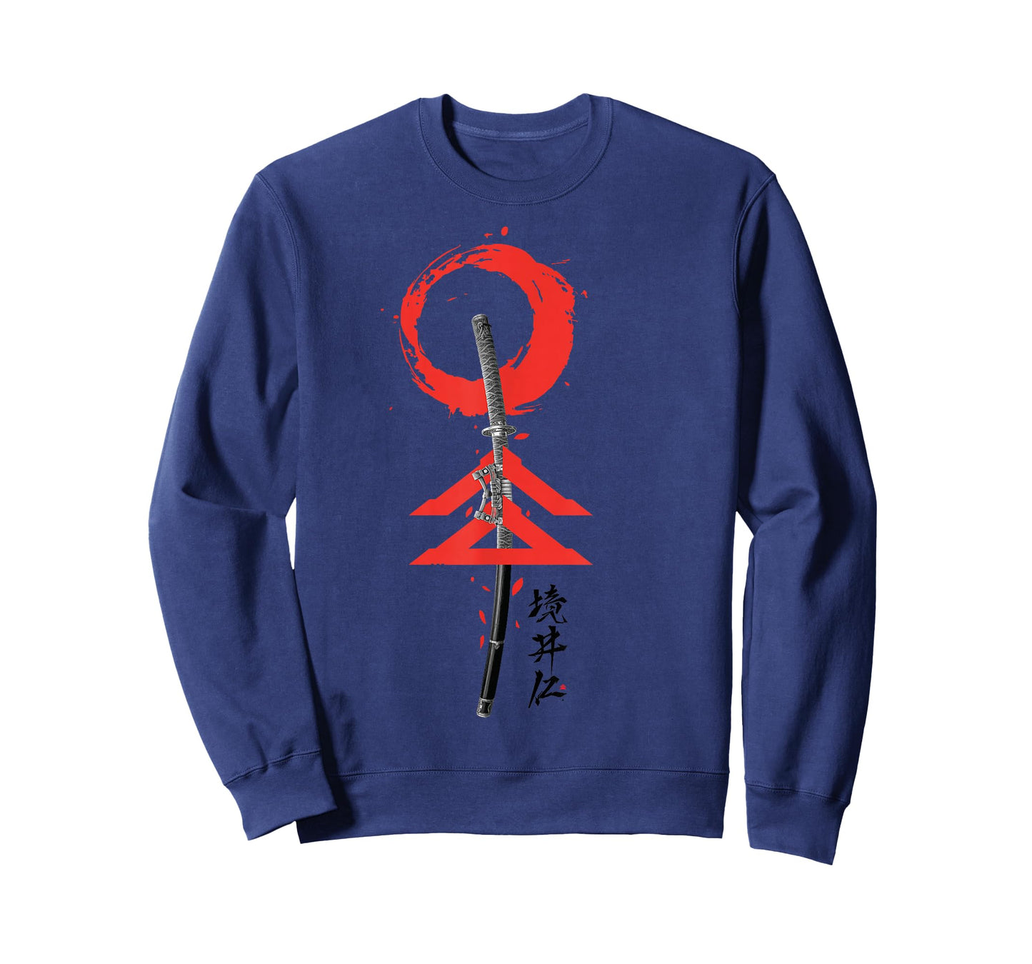 The Japanese Spirits Samurai Warrior Sword T-Shirt