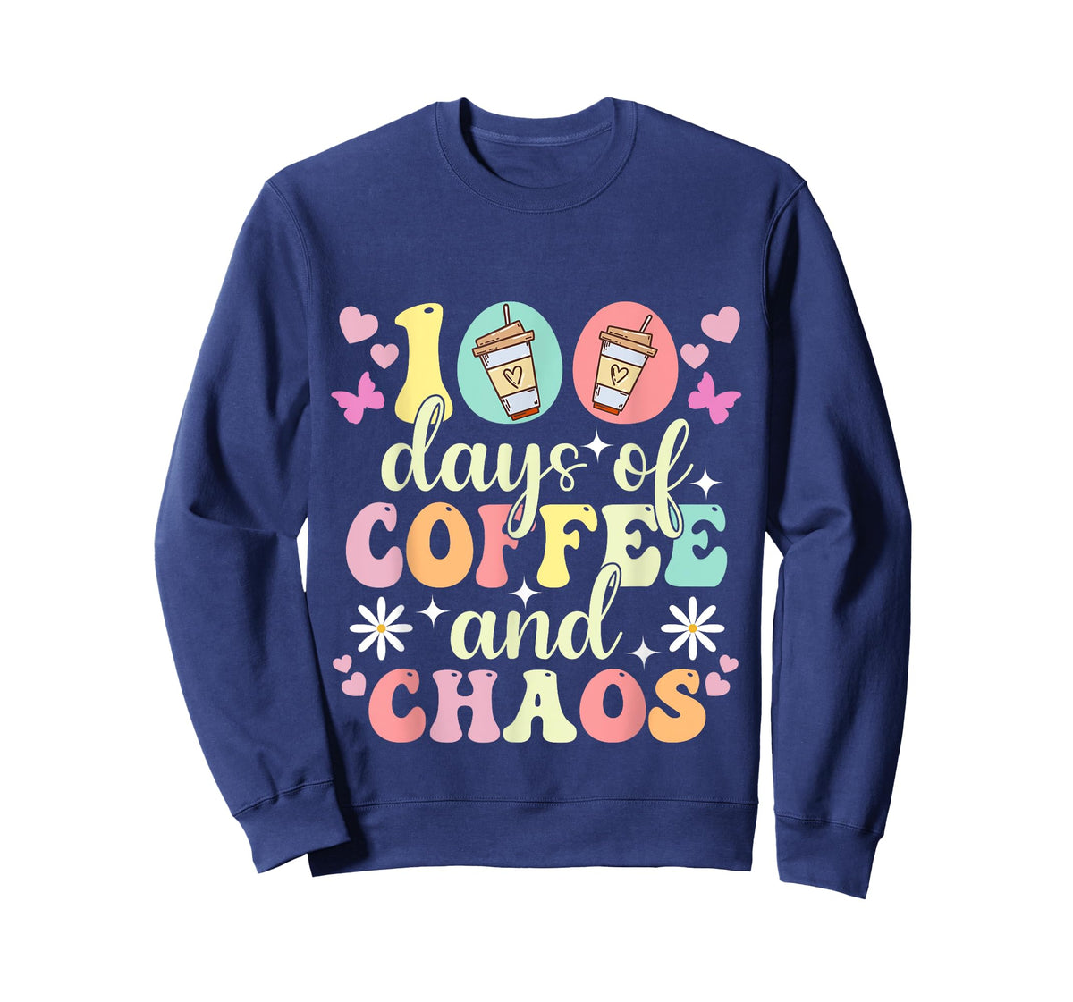 100 Days Of School Coffee Lover 100th Day Of School Teacher T-Shirt