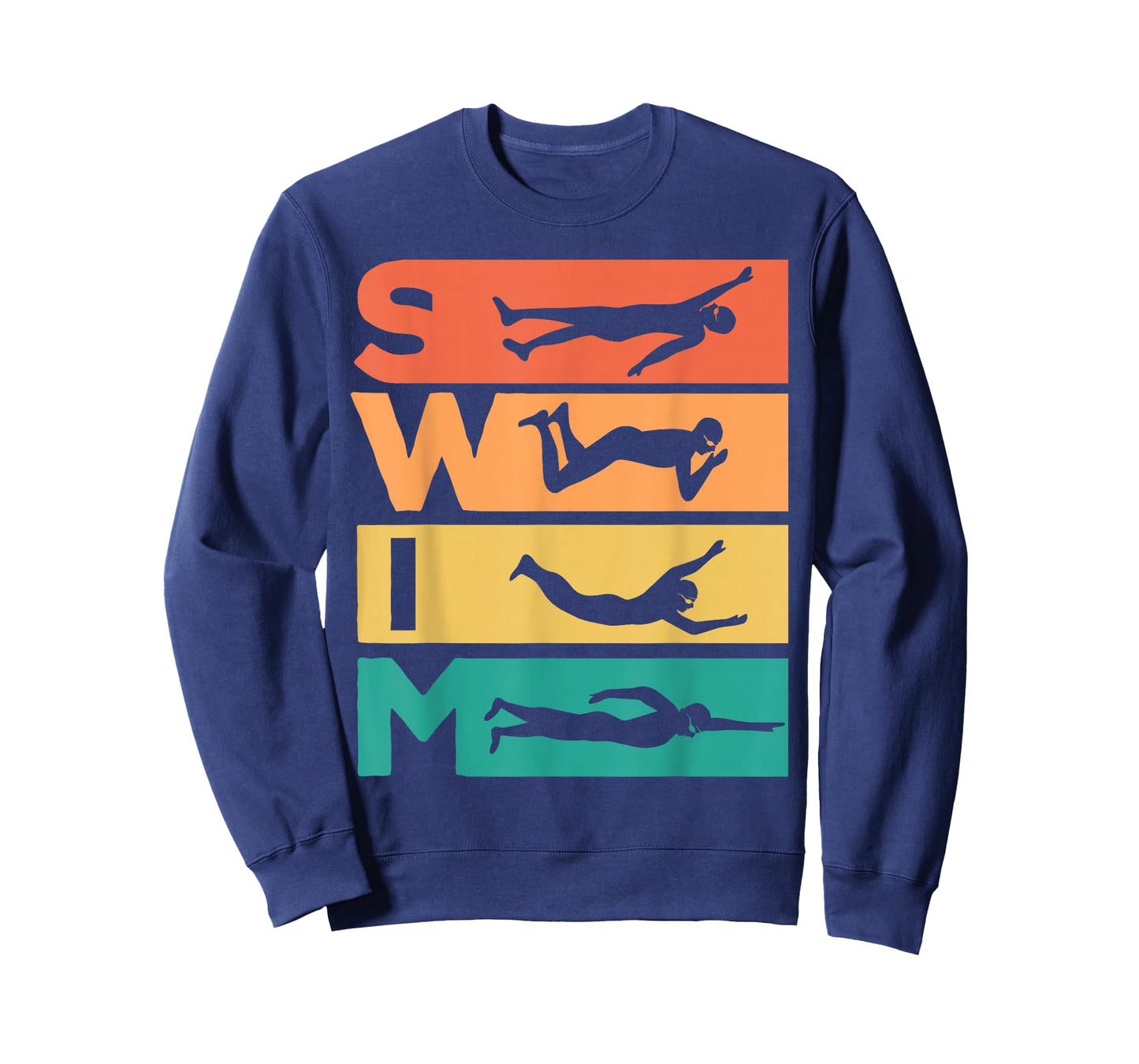 Retro Vintage Swimming Gift for Swimmers T-Shirt