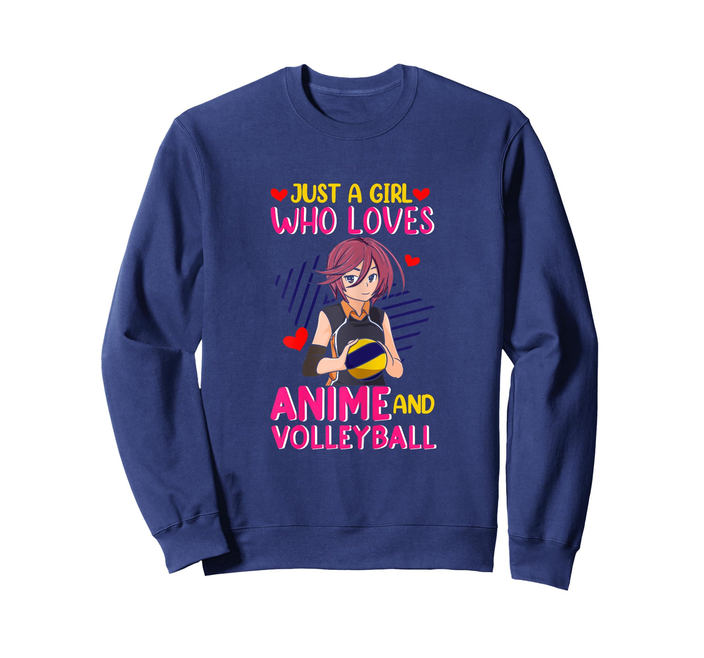 Just A Girl Who Loves Anime and Volleyball - Kawaii T-Shirt