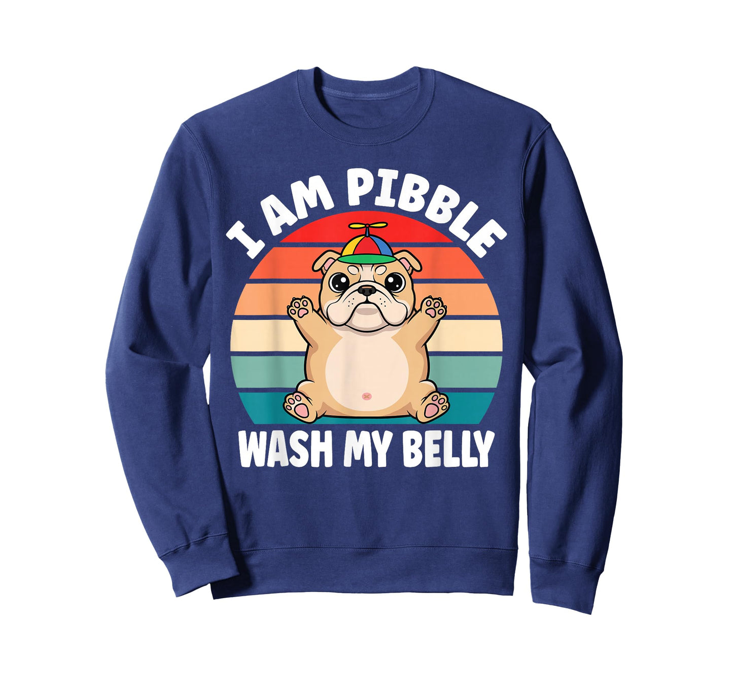 I am Pibble Wash My Belly Funny Bulldog Meme Kids T-Shirt