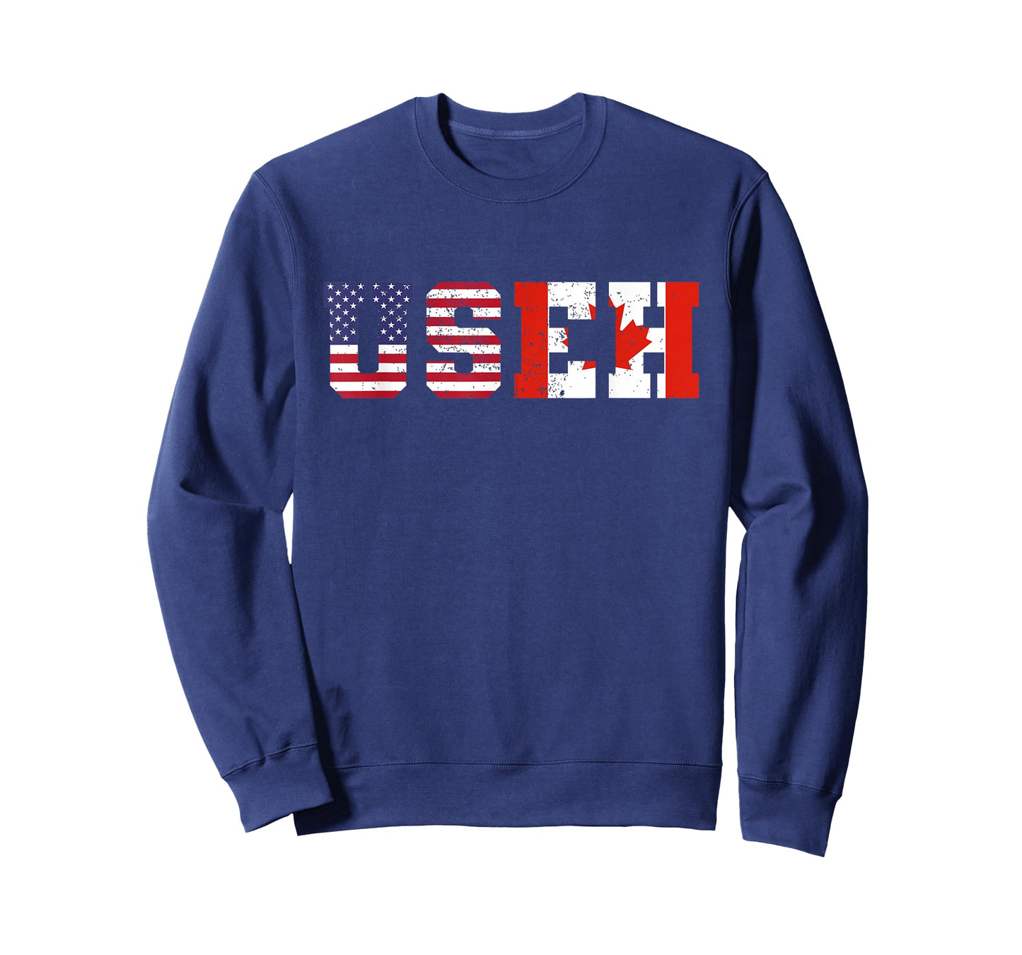 Vintage USA Canada USEH Happy Canada Day 4th Of July T-Shirt