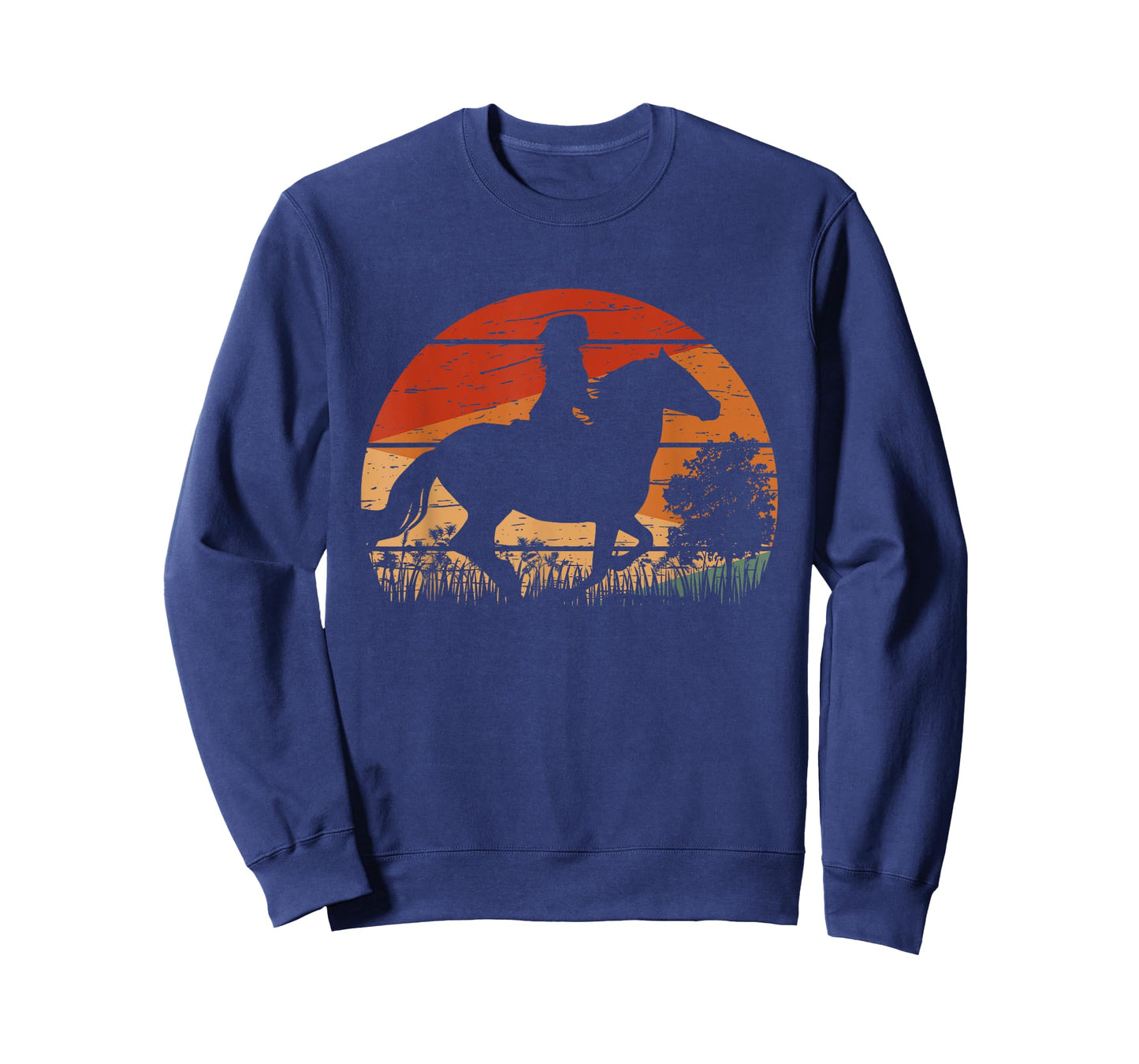 Girl Horse Riding Retro Style Vintage Cowgirl Rodeo Ranch T-Shirt