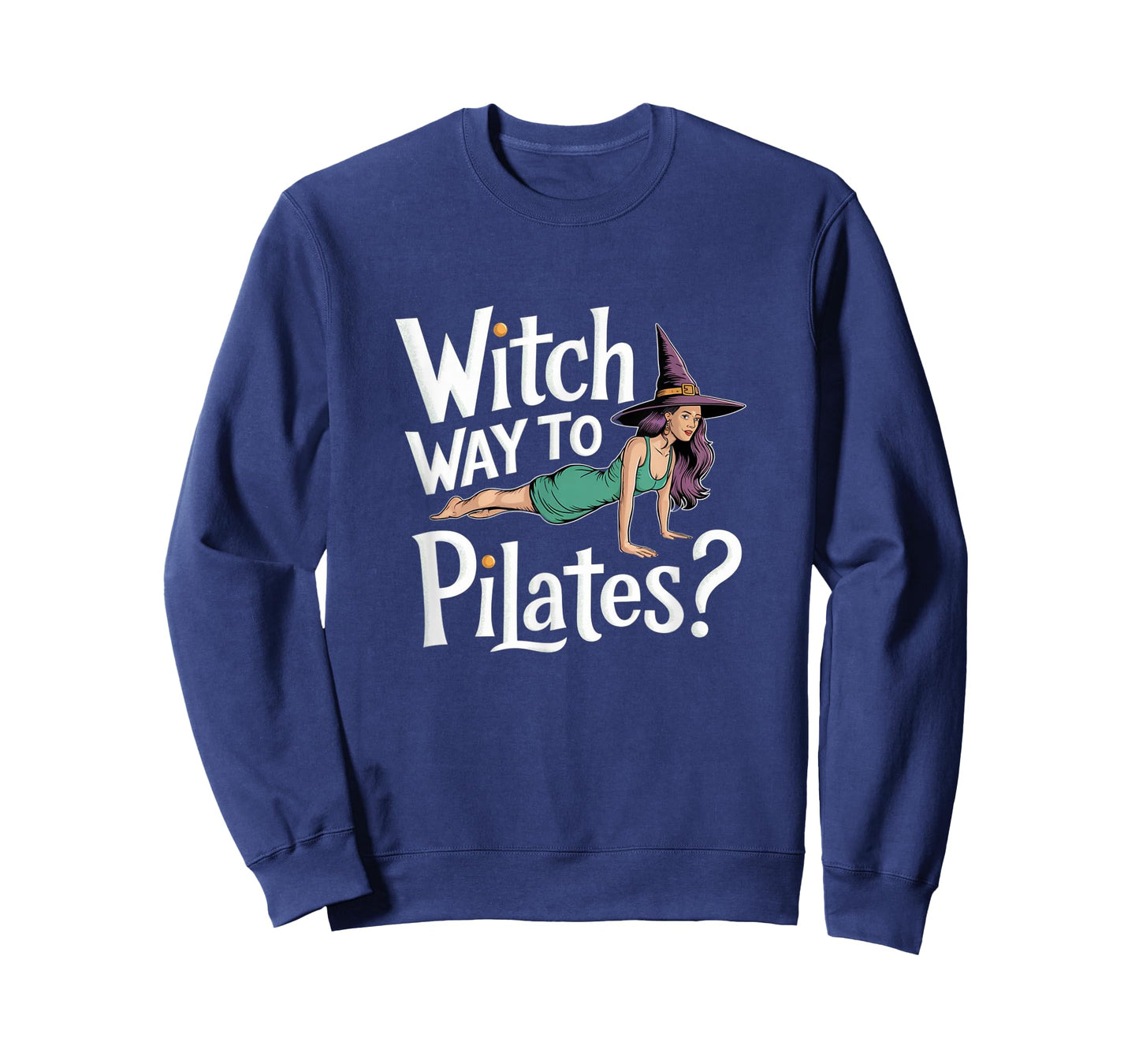 Witch Way to Pilates Funny Halloween Pilates Yoga Reformer T-Shirt